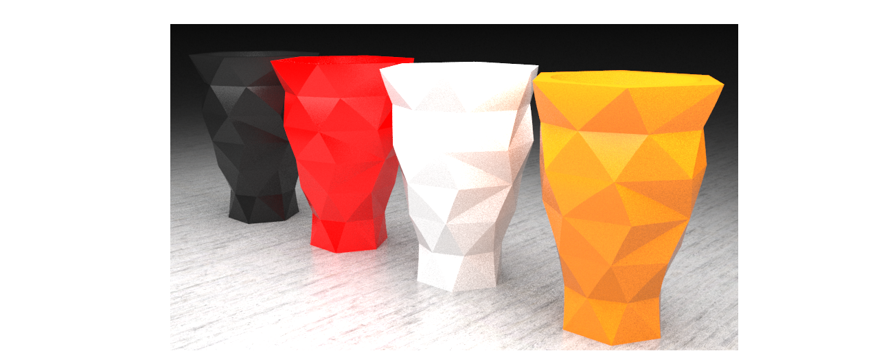 Low Poly Shot Glass
