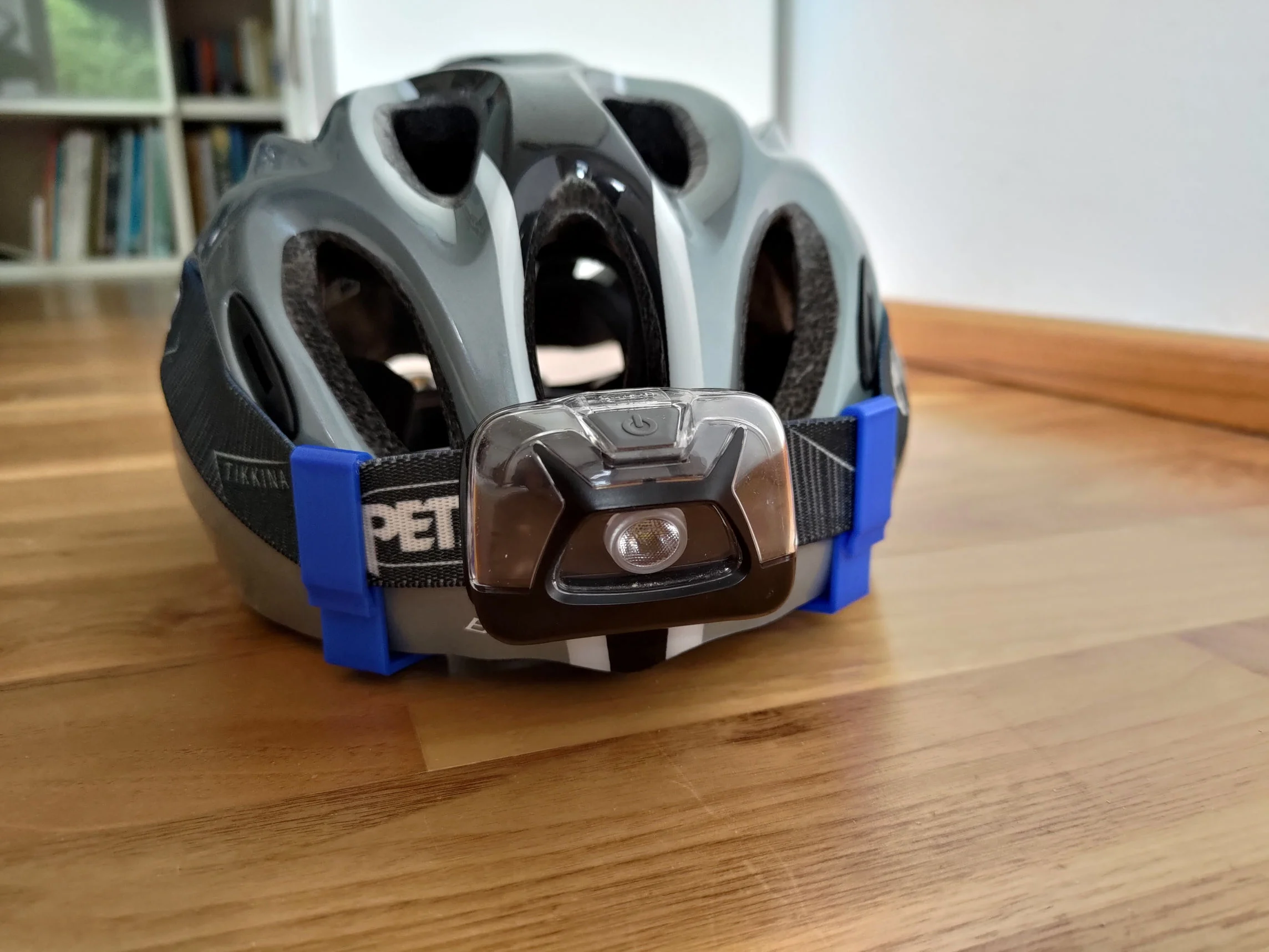 Headlight helmet holder