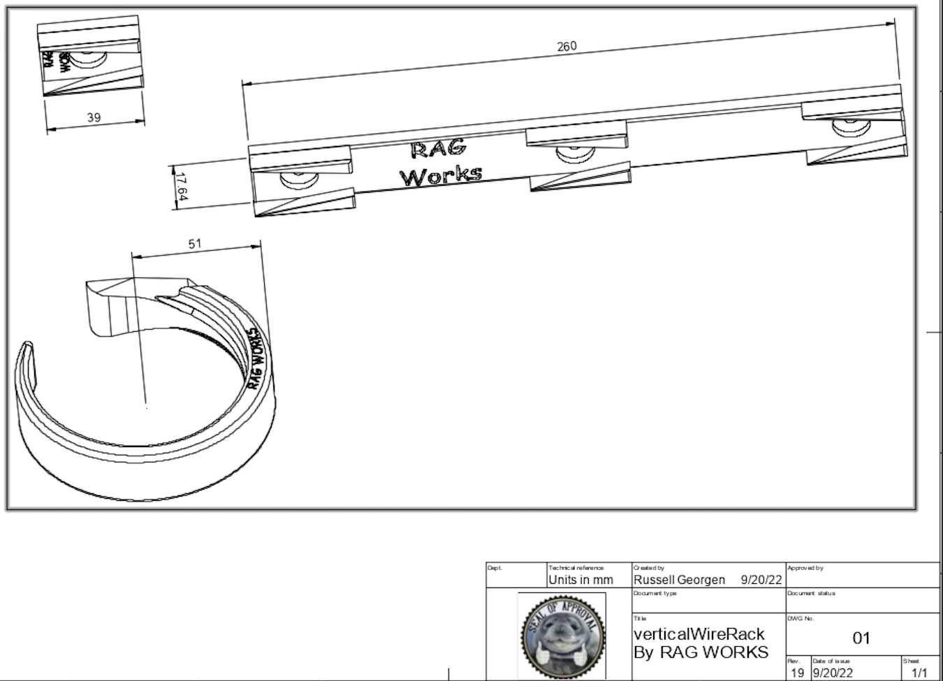 Wall Mount Wire Management