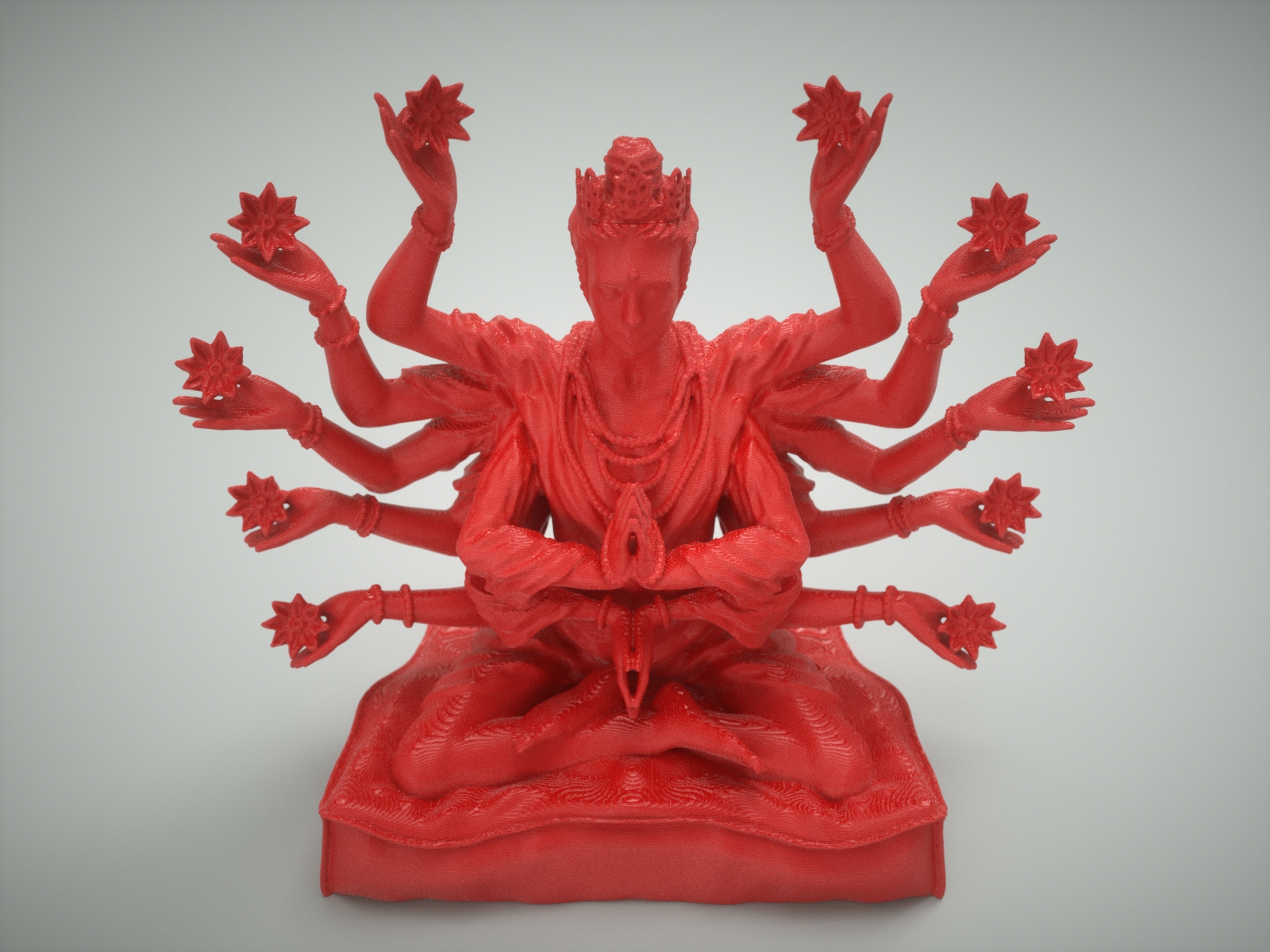 Indian Meditating God