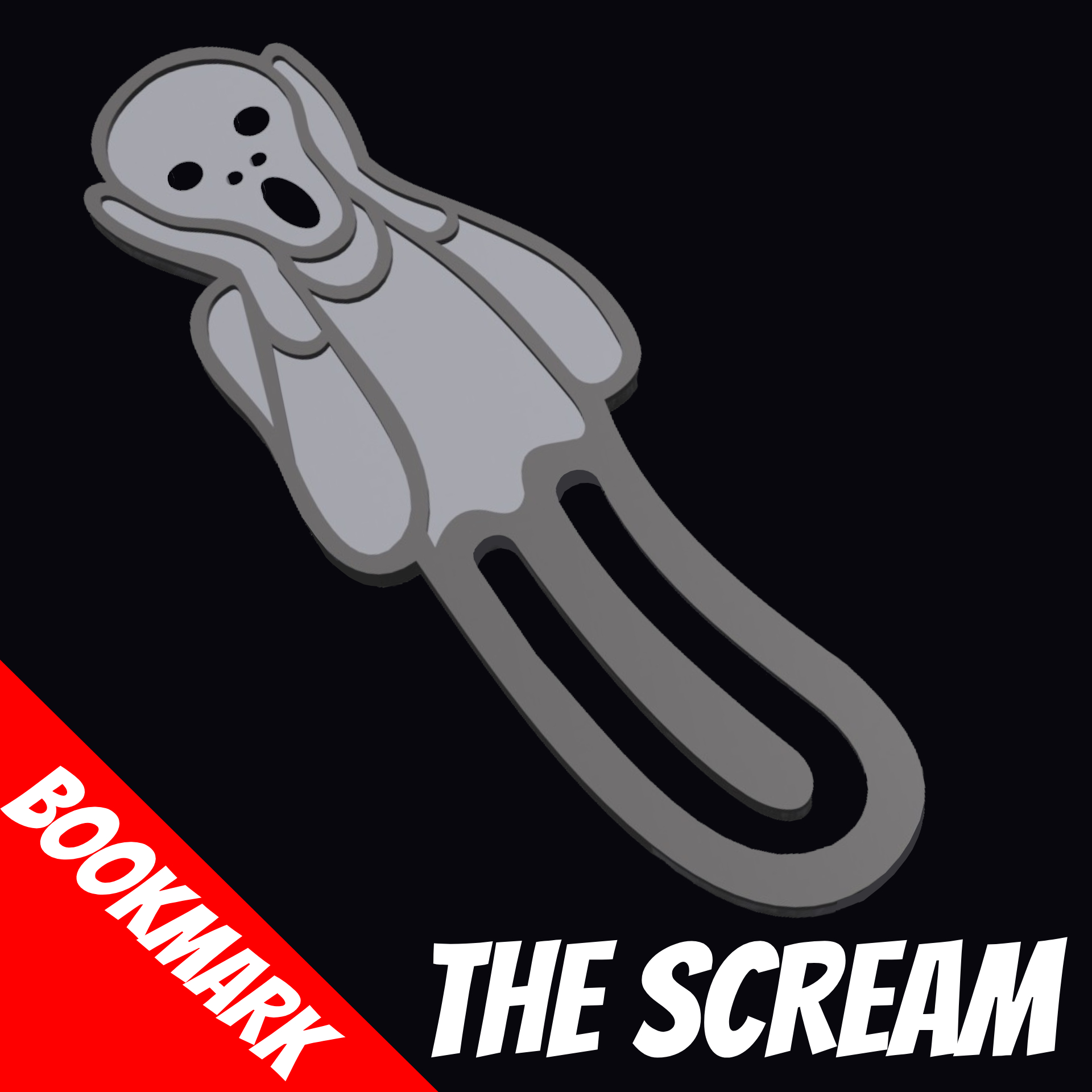 Scream bookmark