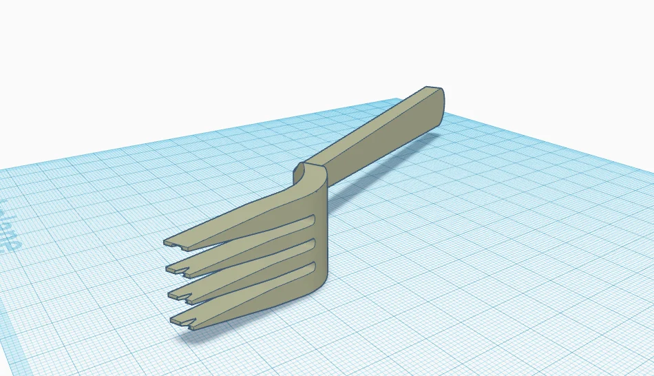 Strork!  A Straw Fork for Cup Noodle!