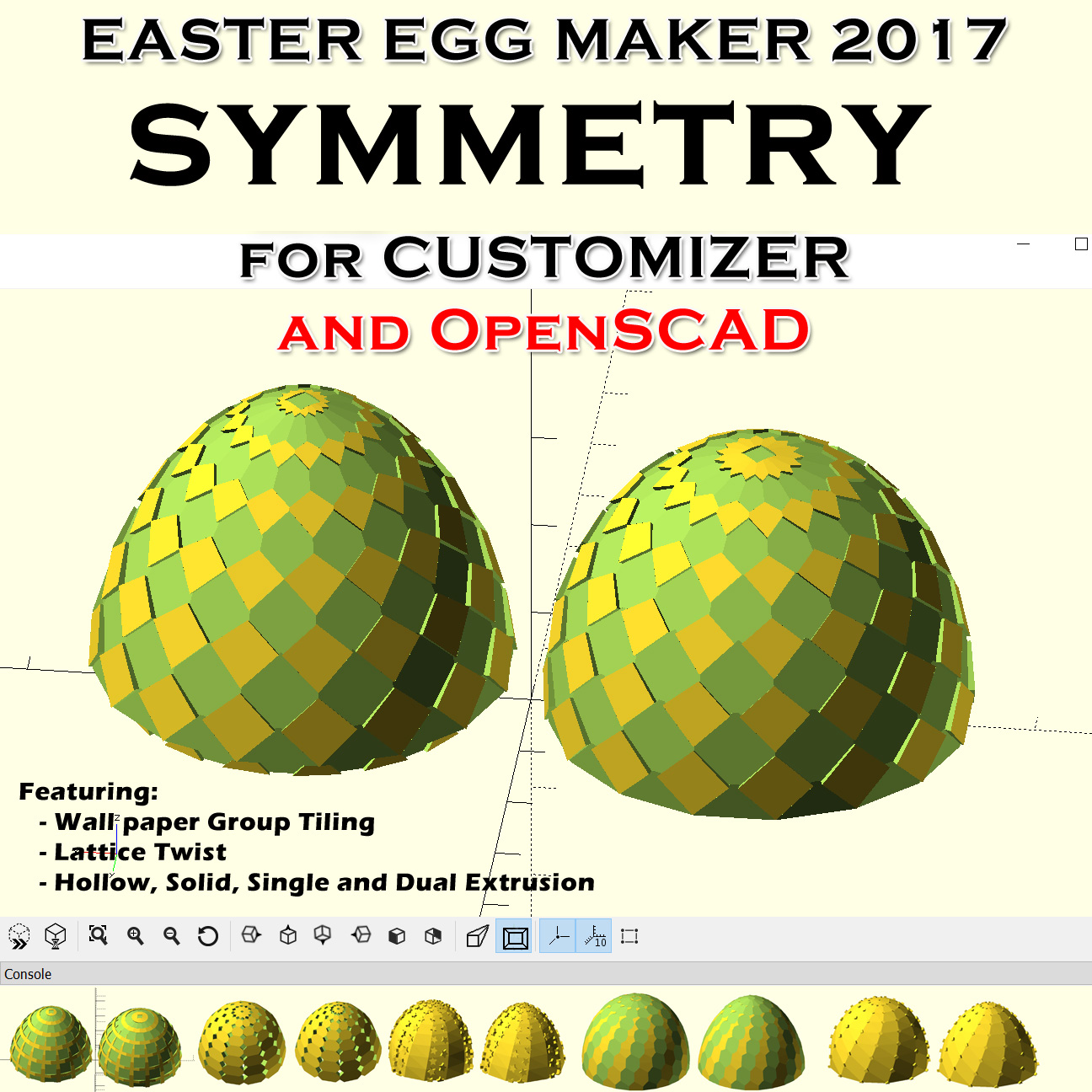 Easter Egg Maker 2017 Symmetry