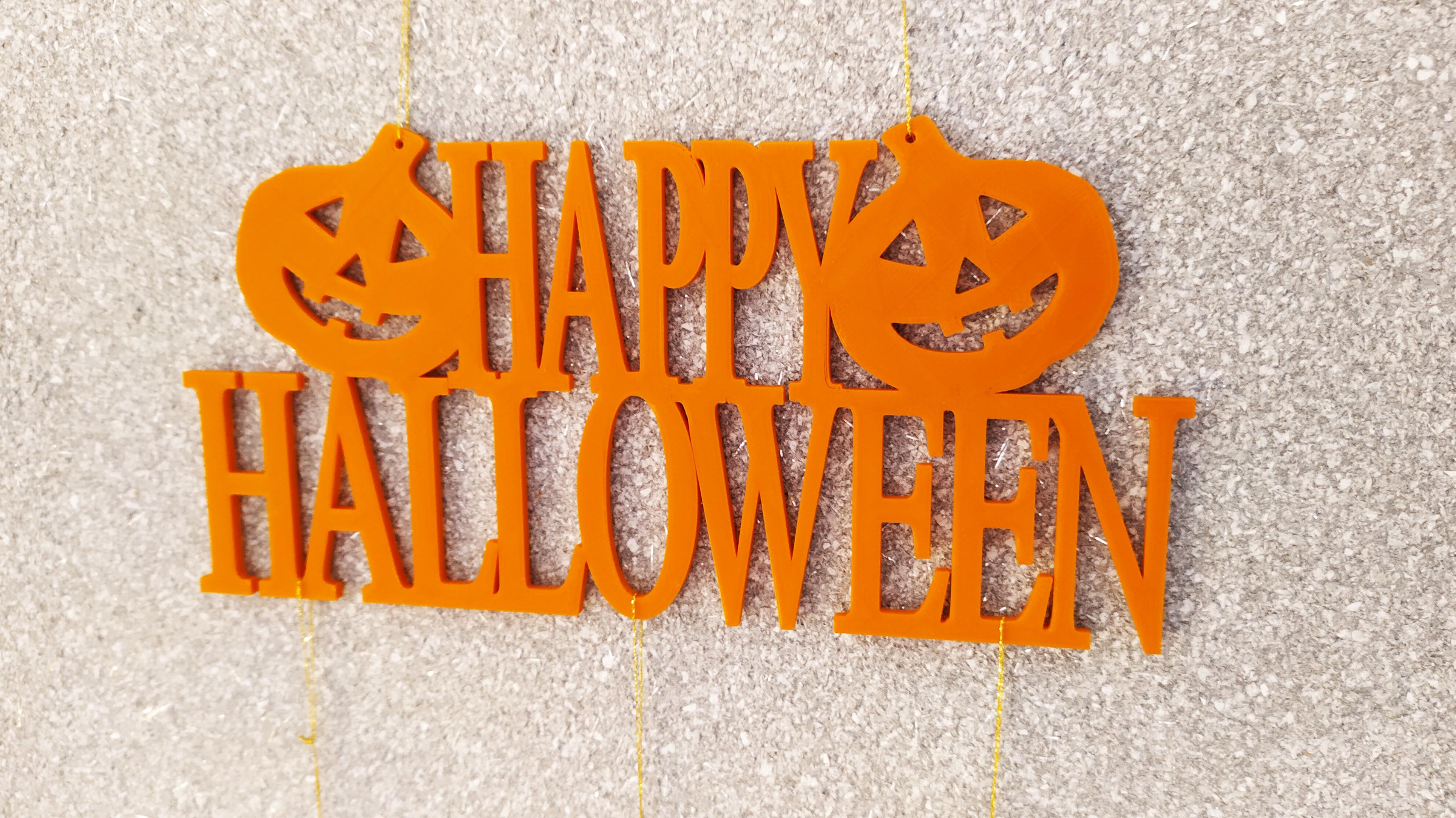 pumpkin happy halloween decoration