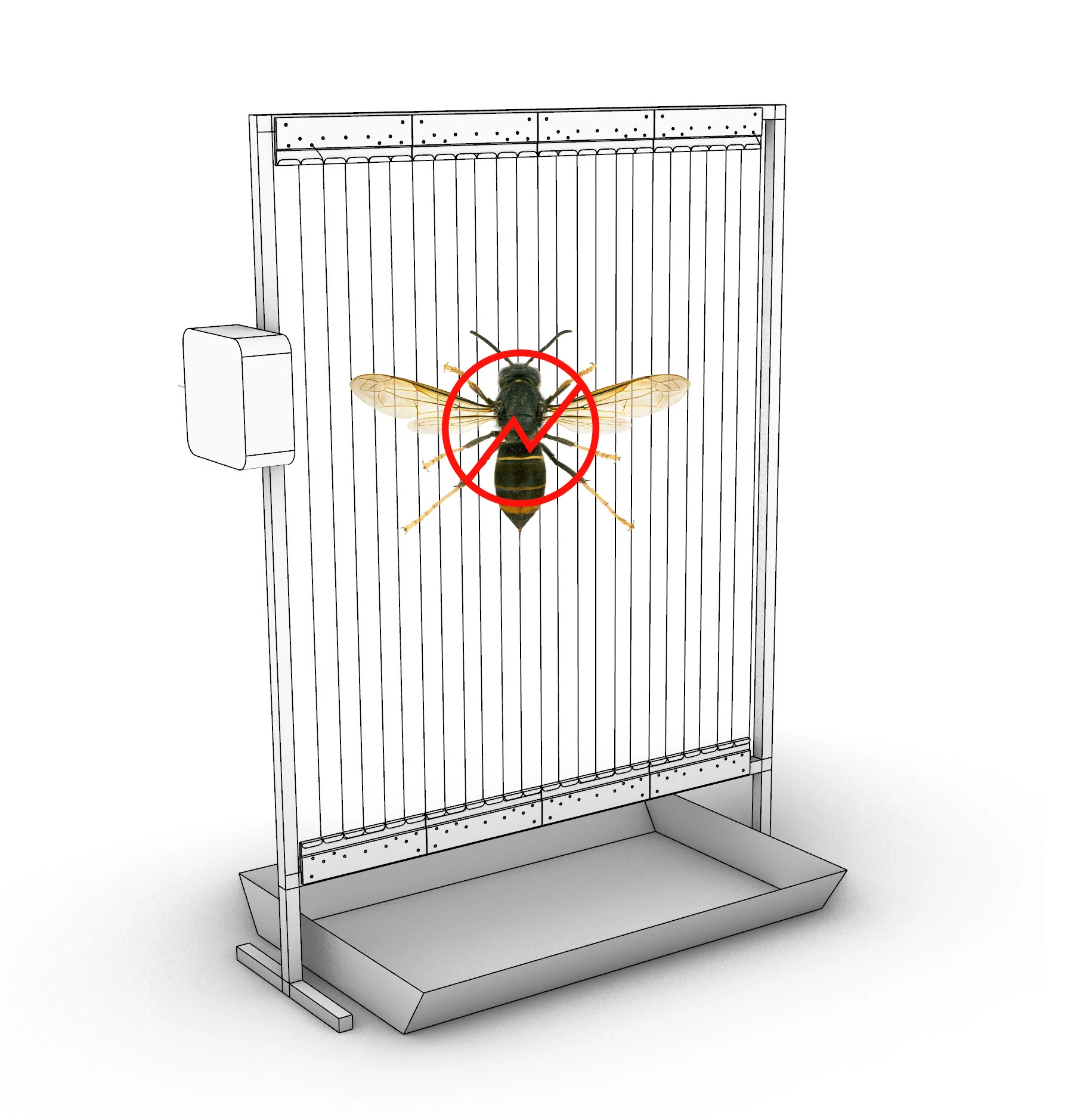 Asian hornet electric harp