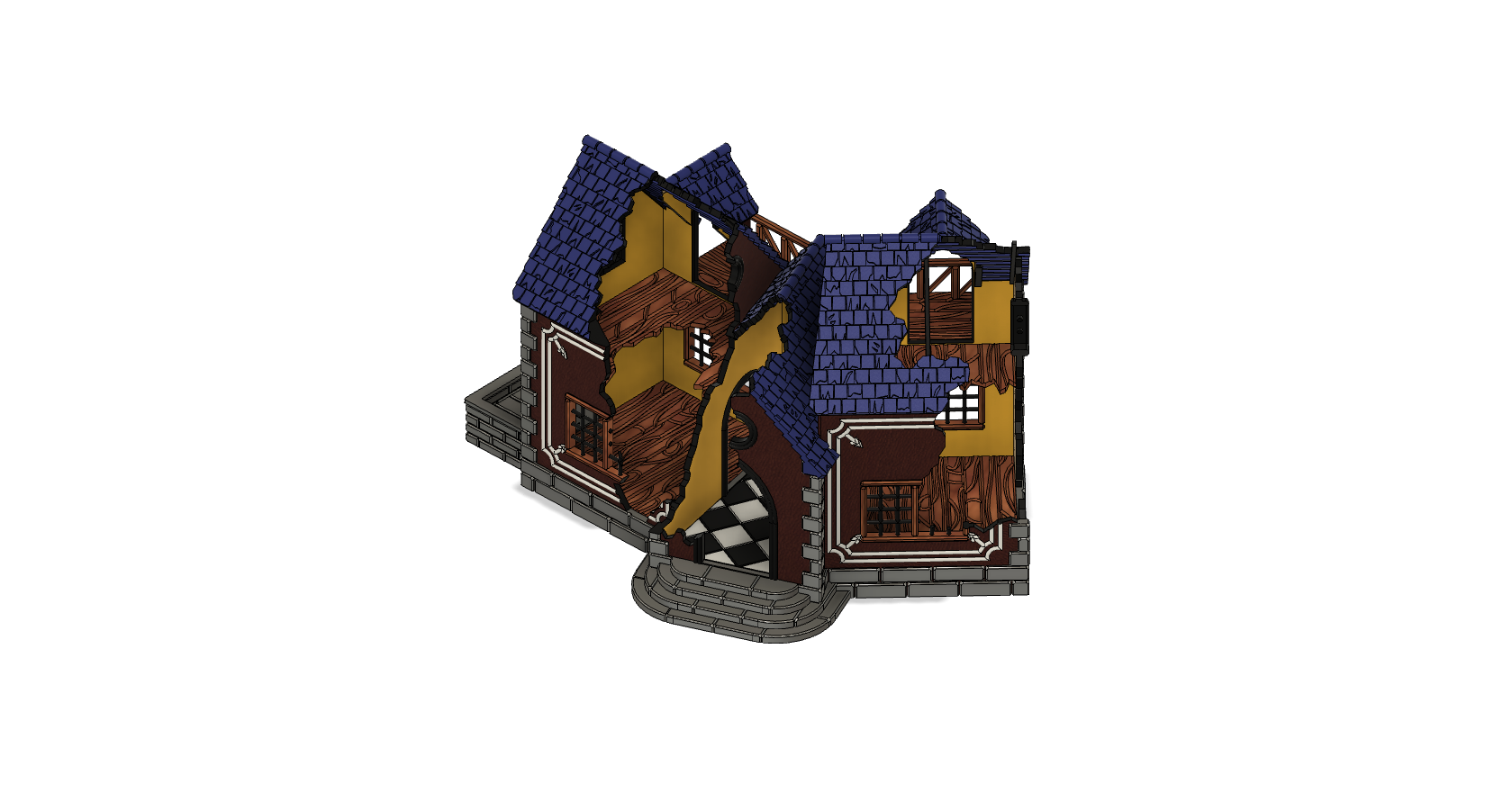 HenryCornerBuilding - Mordheim, Frostgrave, War-game 28mm