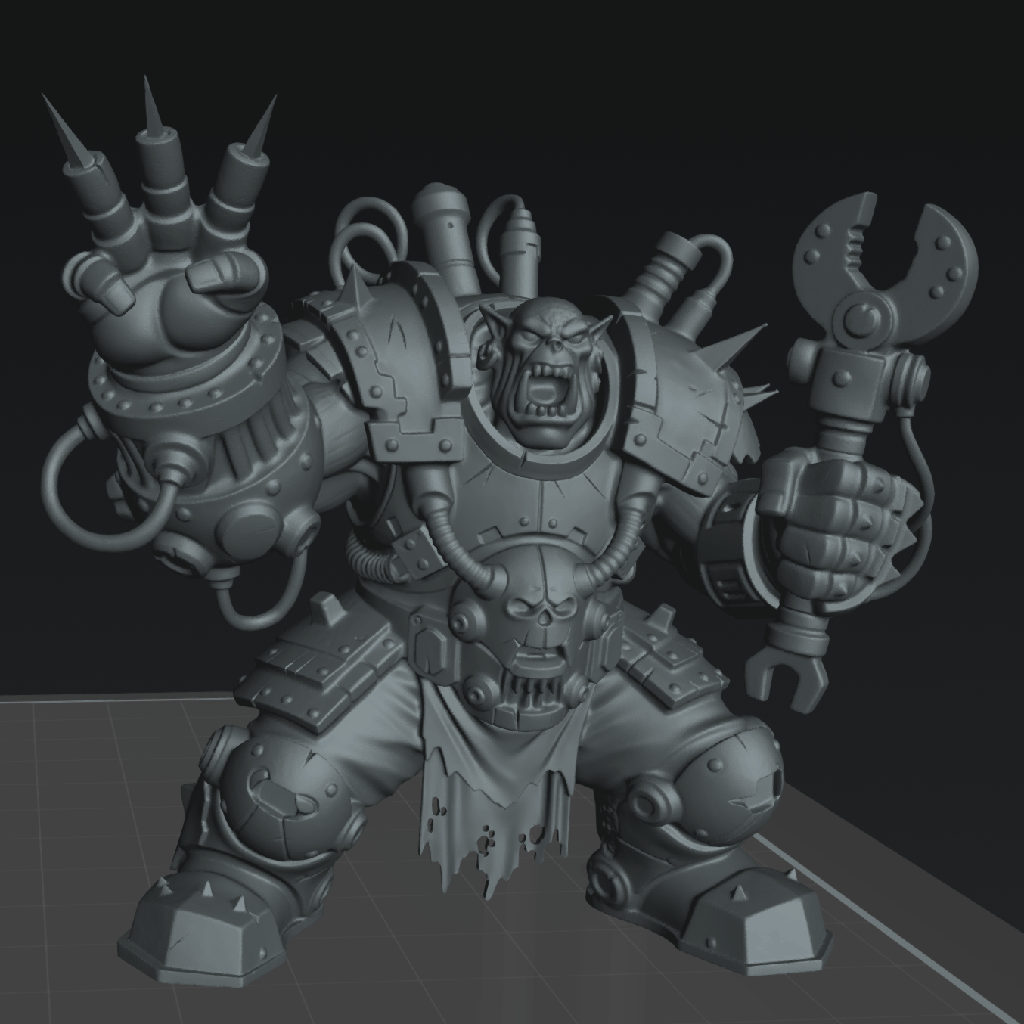 Tek-Boss Grimlug - The Eightpints Scrap-Tek Horde