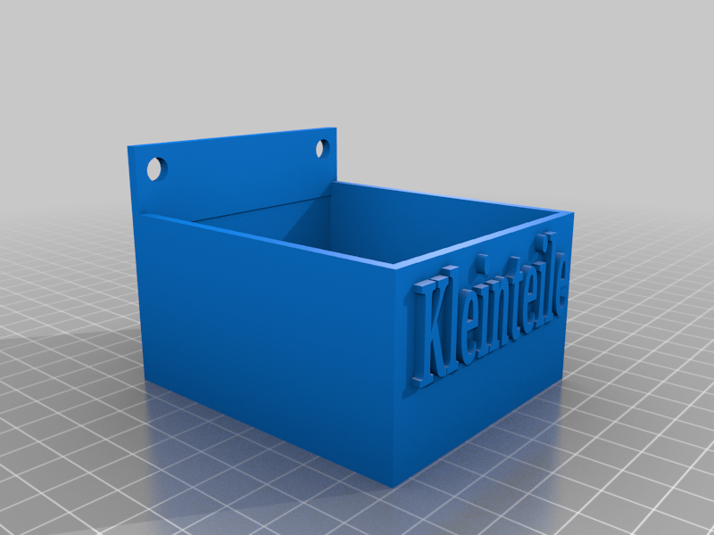 Kleinteilebox zum Aufhängen