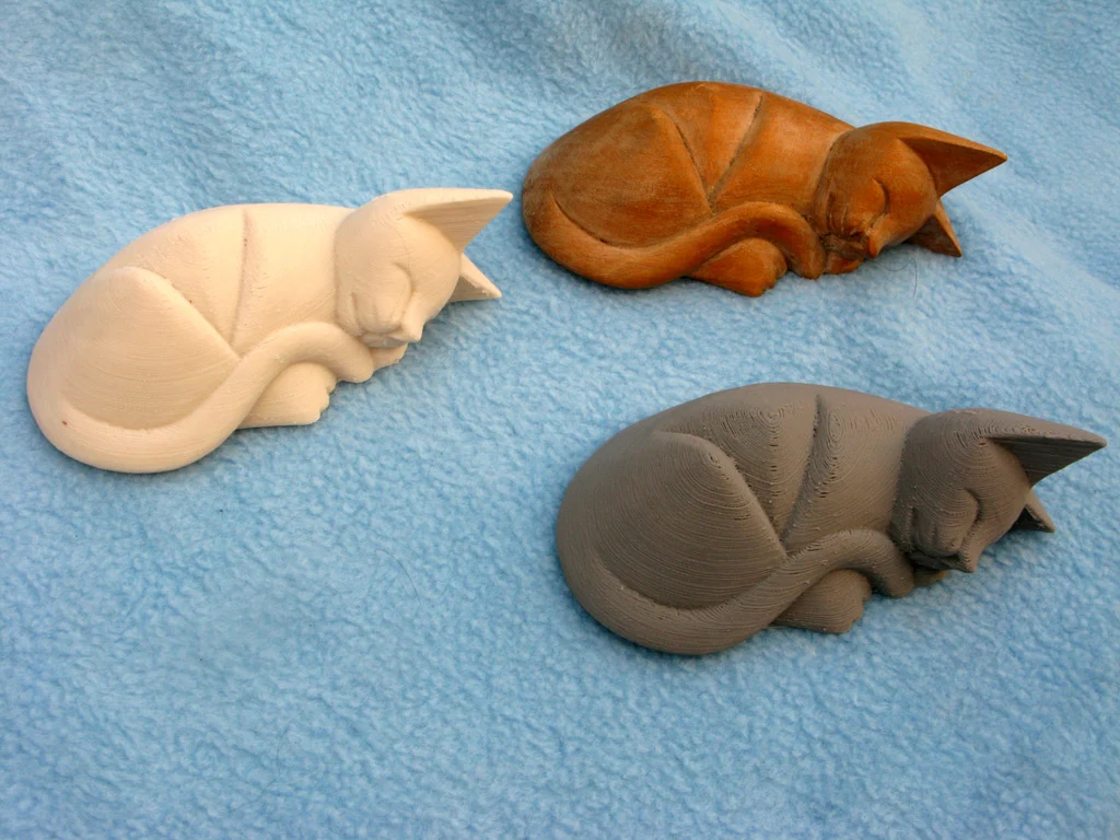Wooden cat