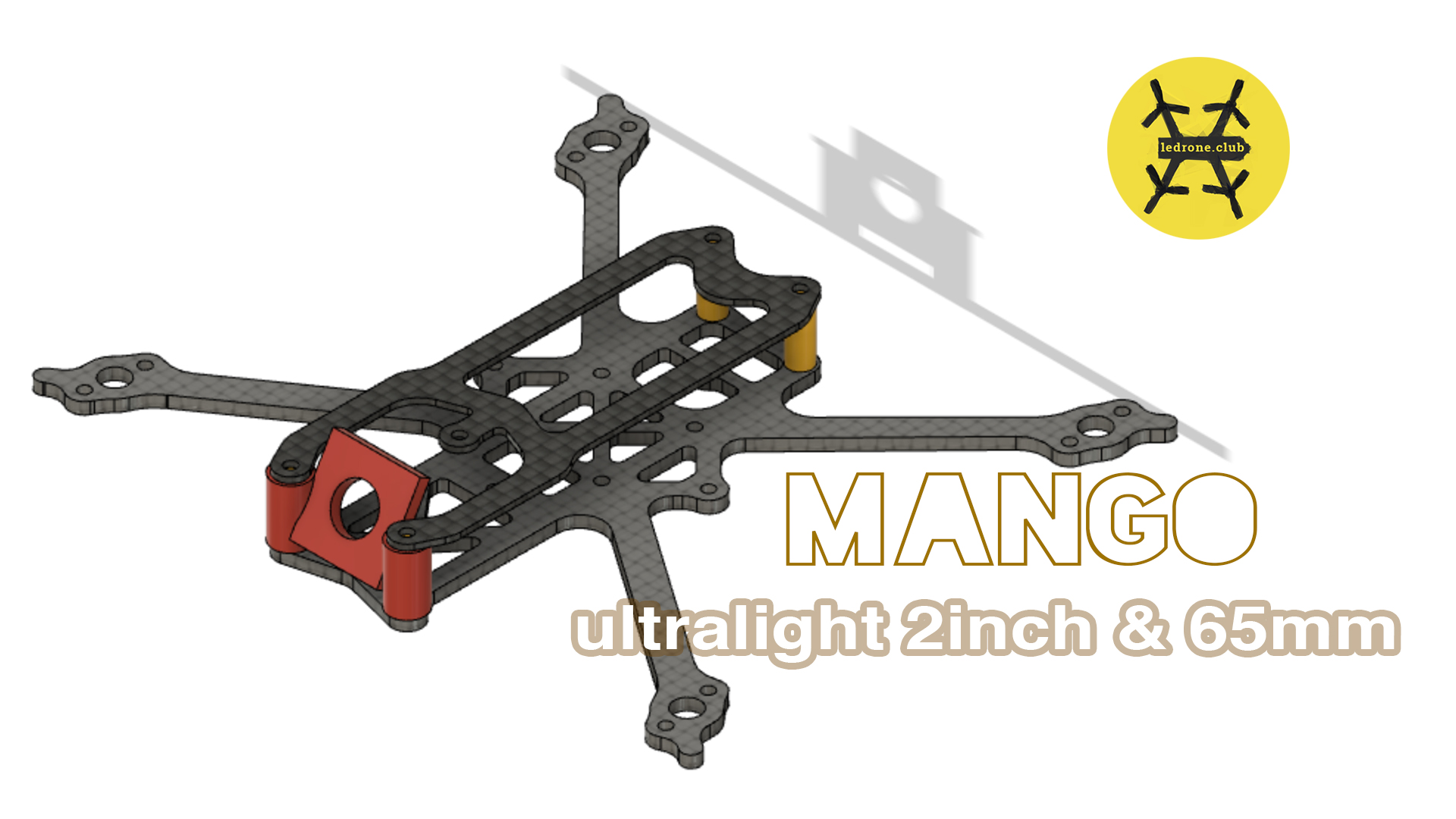 Mango : 2" & 65mm ultralight quadcopter frame