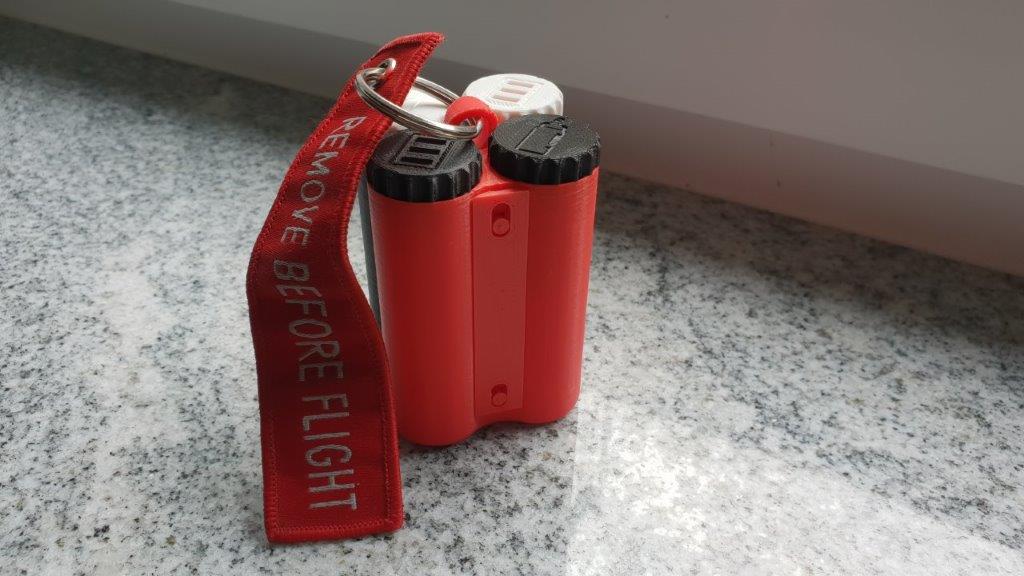 Holder for battery liquid container - AddOn
