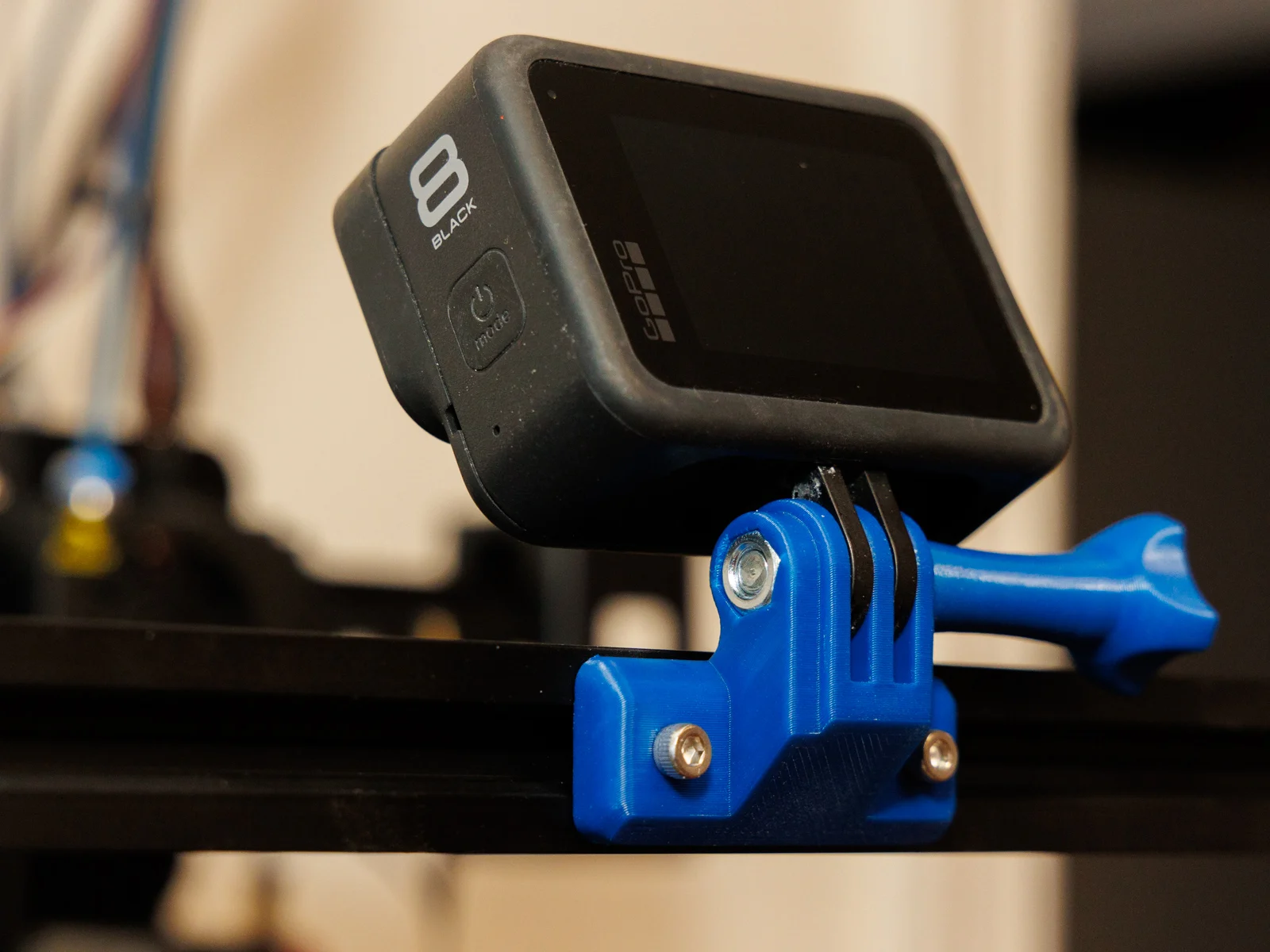 GoPro Mount for 2020 Extrusion/3D Printer