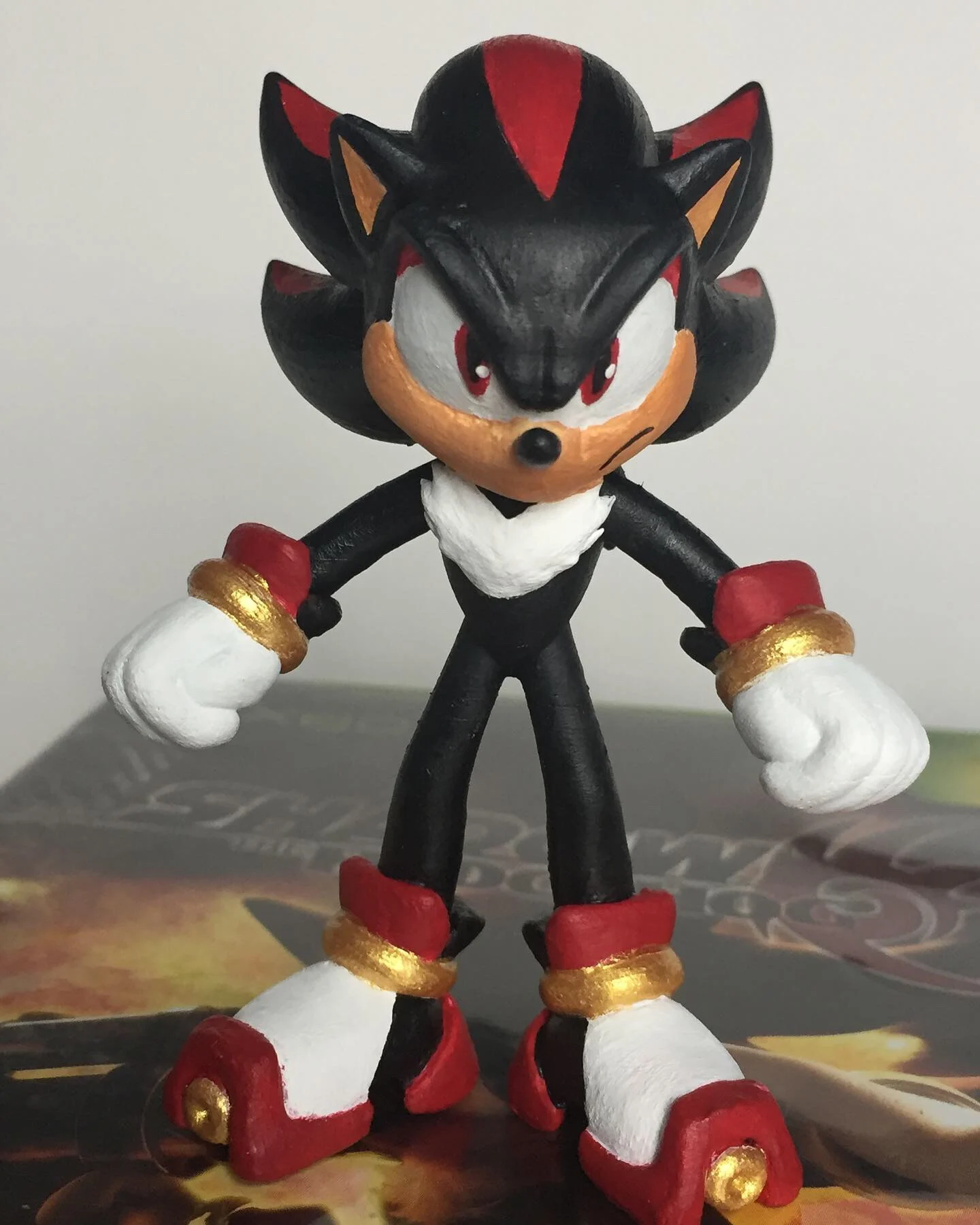 Shadow the hedgehog fanart figure
