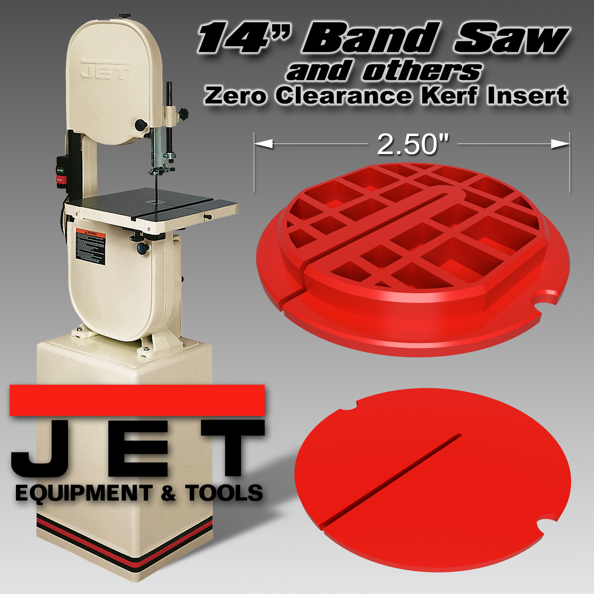 Zero Clearance Kerf Band Saw Insert