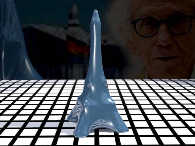 eiffel tower veiled