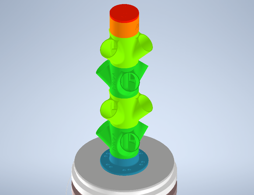 Modular Hydroponics Tower: Ebb & Flow