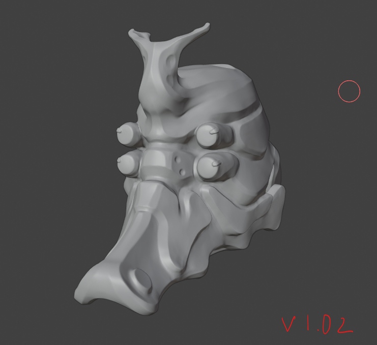 Asuka's Evangelion 02 head (may 10 update)