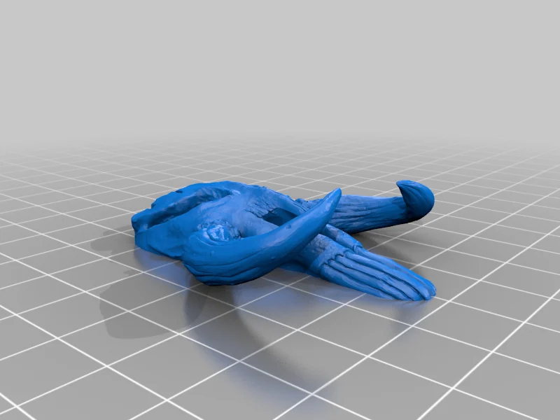Mini mandalorian skull