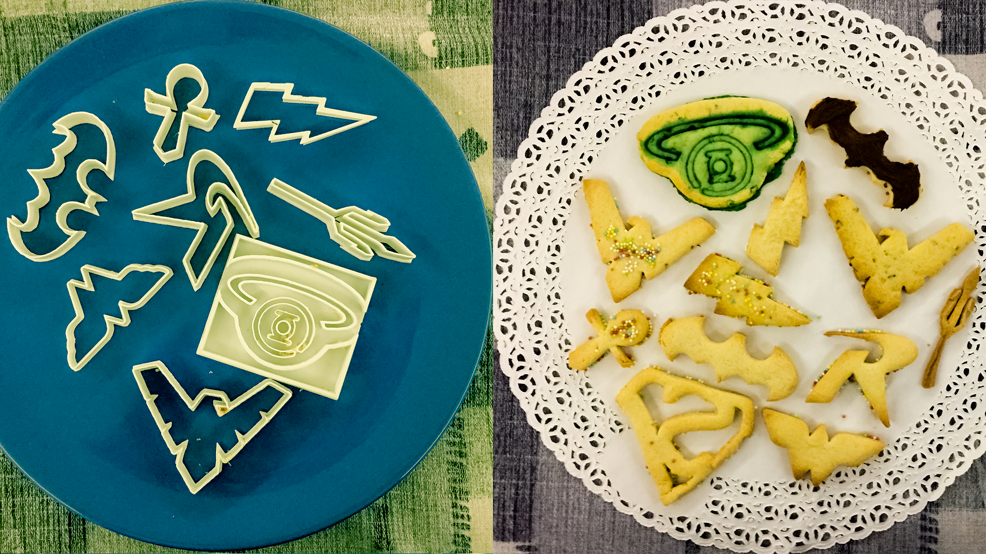 DC SuperHeroes cookie cutters