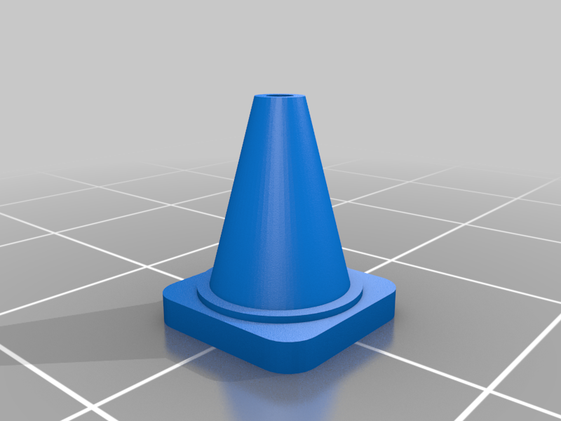 Turbo racing micro rc 1/76 traffic cone pylon