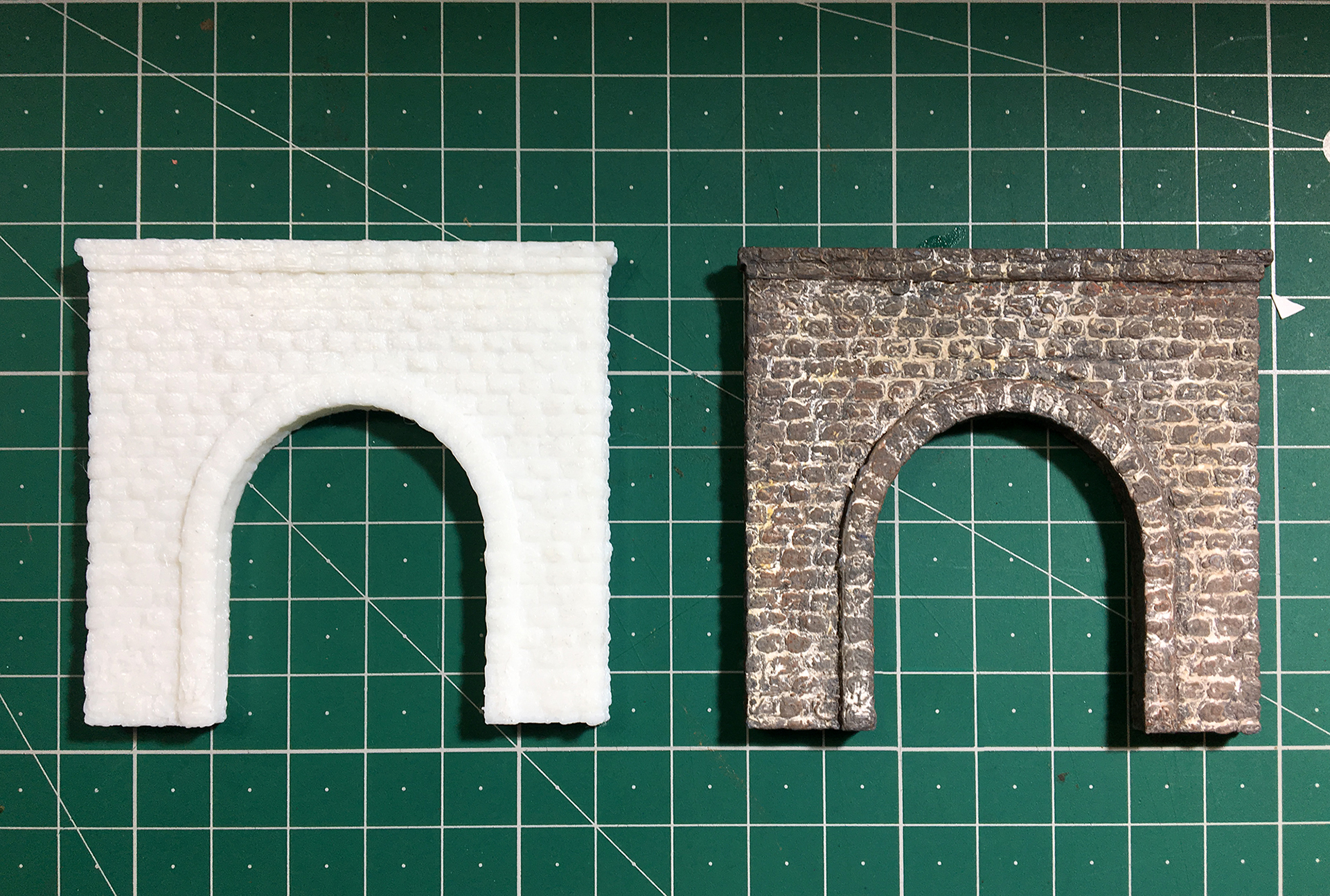 N scale Tunnel Portal for Model Railroad