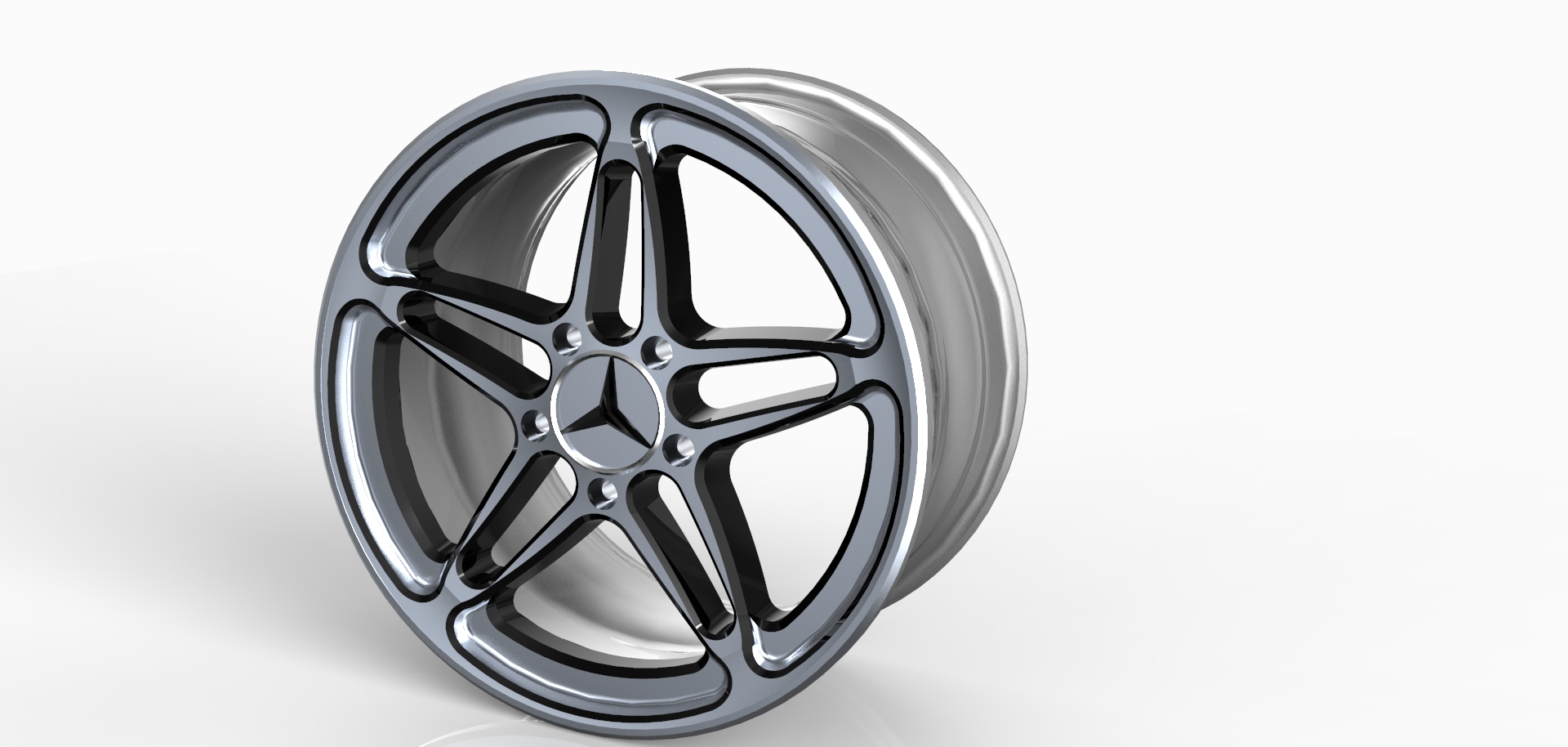 Mercedes Benz Rim-Keychain