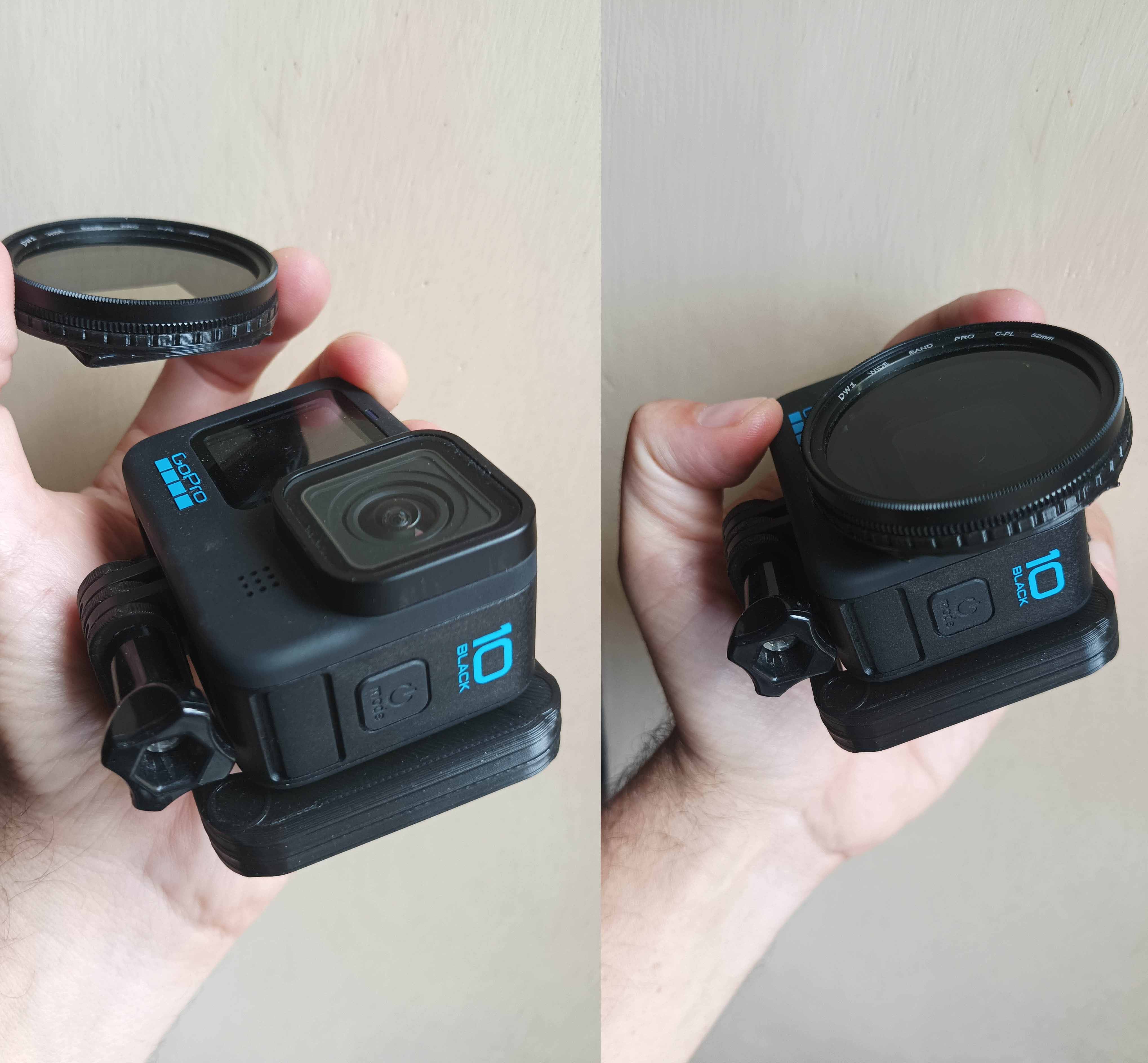 Gopro 10 52mm FILTER adapter