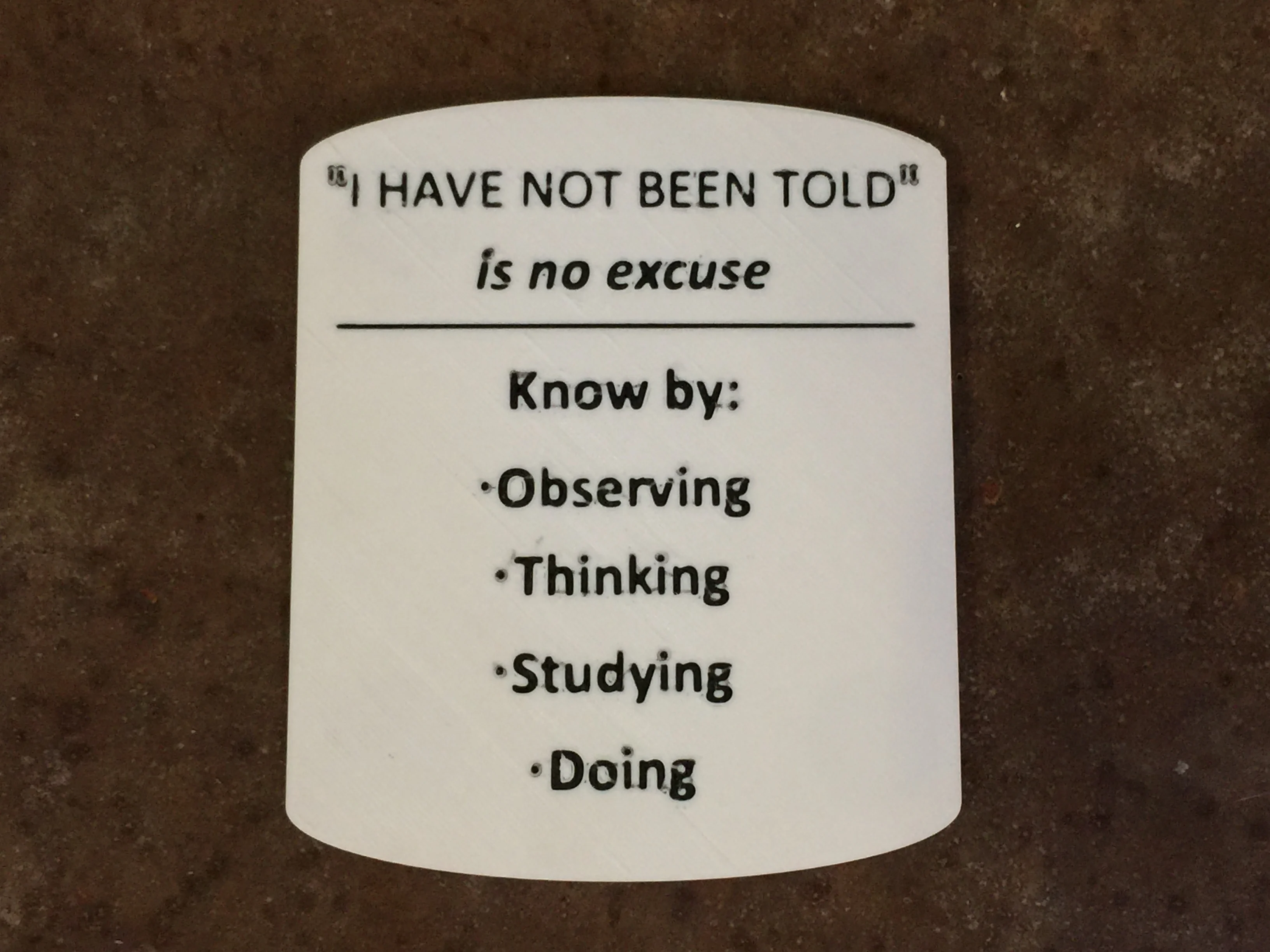 Not Been Told