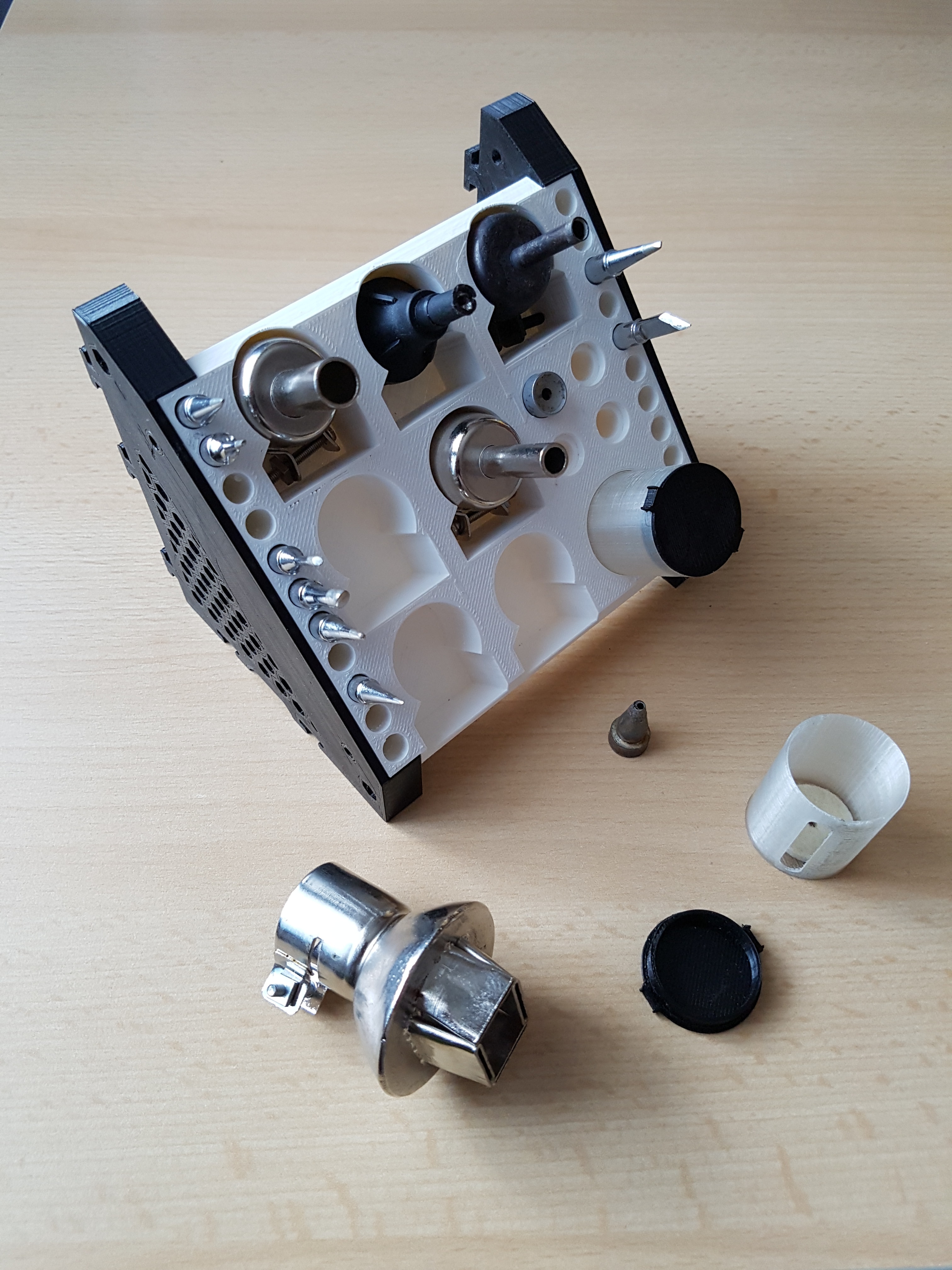 Add-ons for UMTAH V3.0 (Solder stand with Tip Holder addition ( hot air nozzle holder))