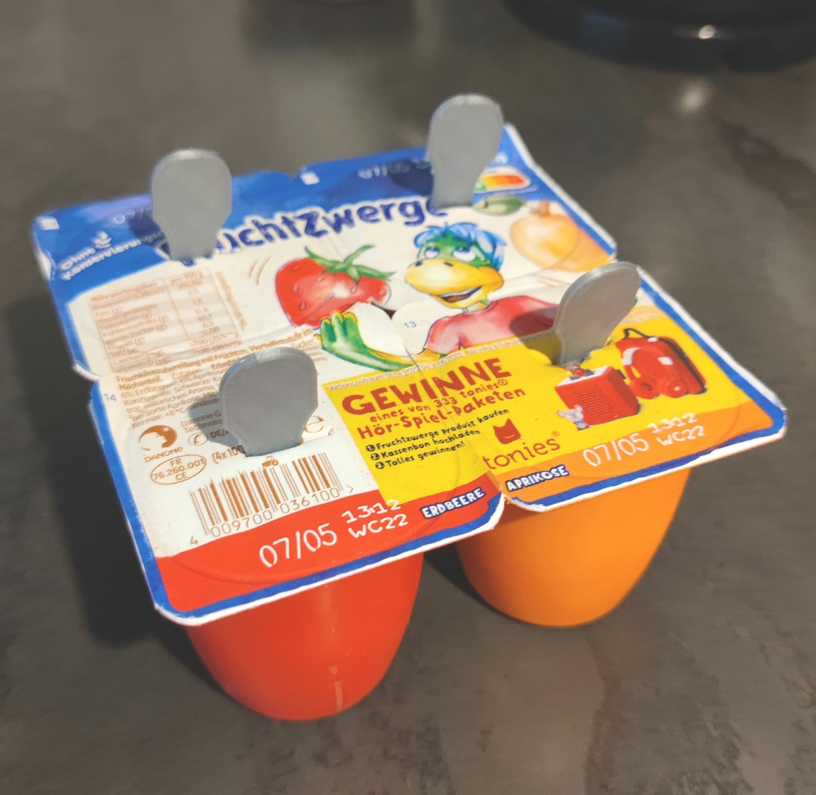 Frucht Zwerge Eis Stiele / Danonino popsicle sticks
