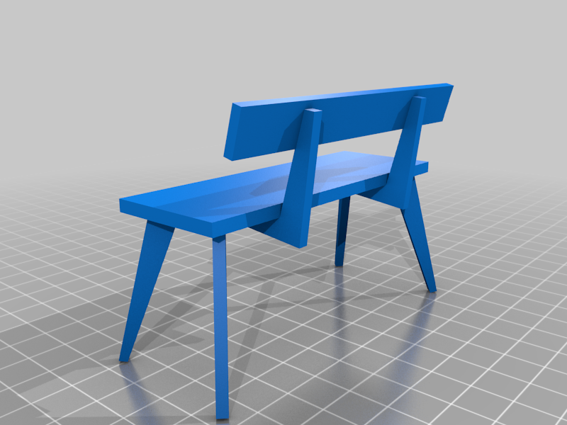 Hall Bench 1:12 Scale