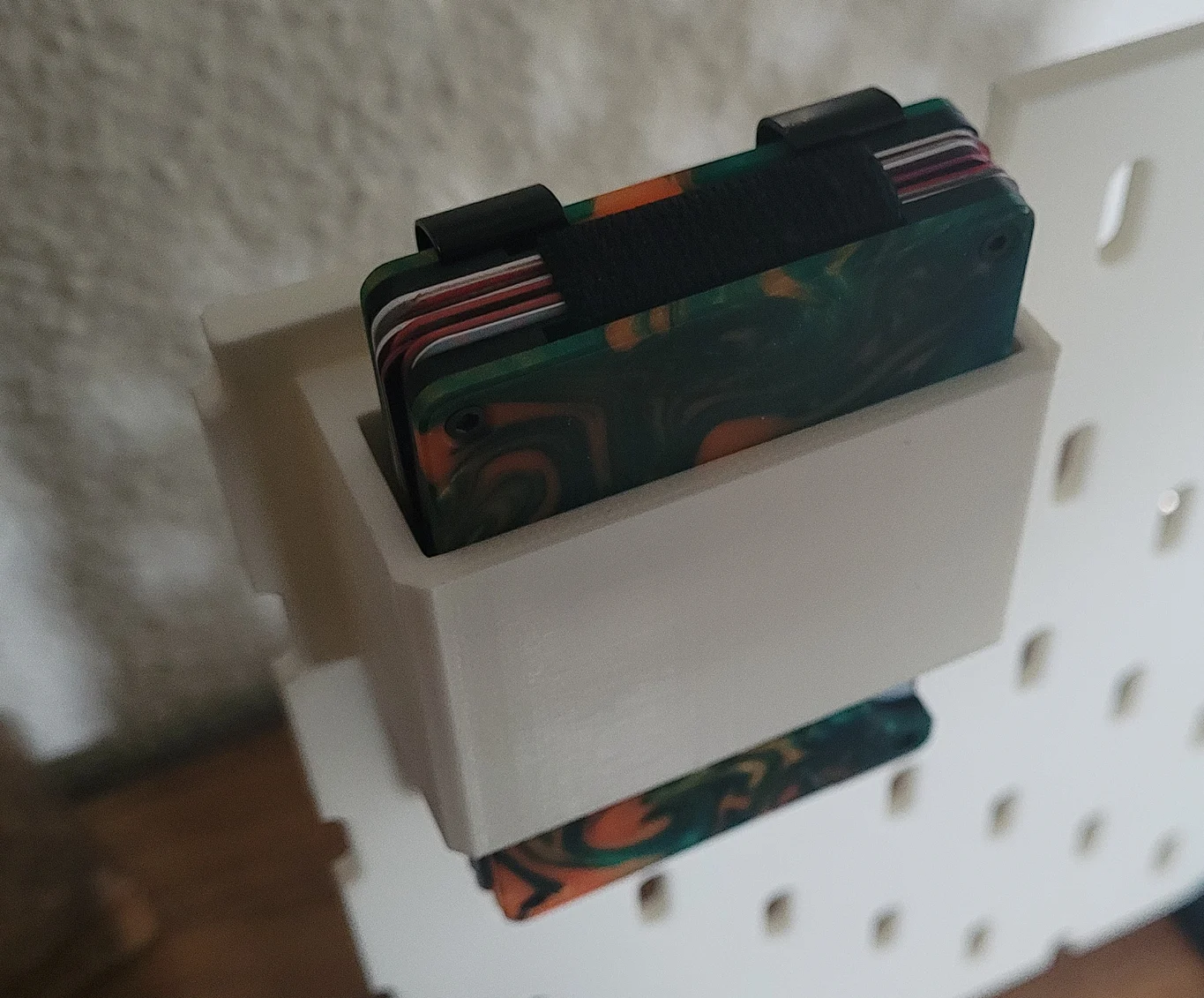 Card Wallet holder for Ikea Skadis pegboard