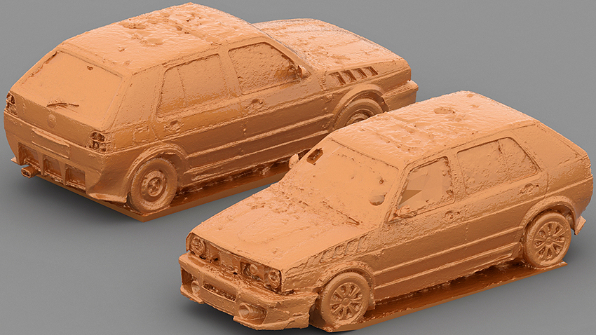 Volkswagen Golf mk2 (photo scan).