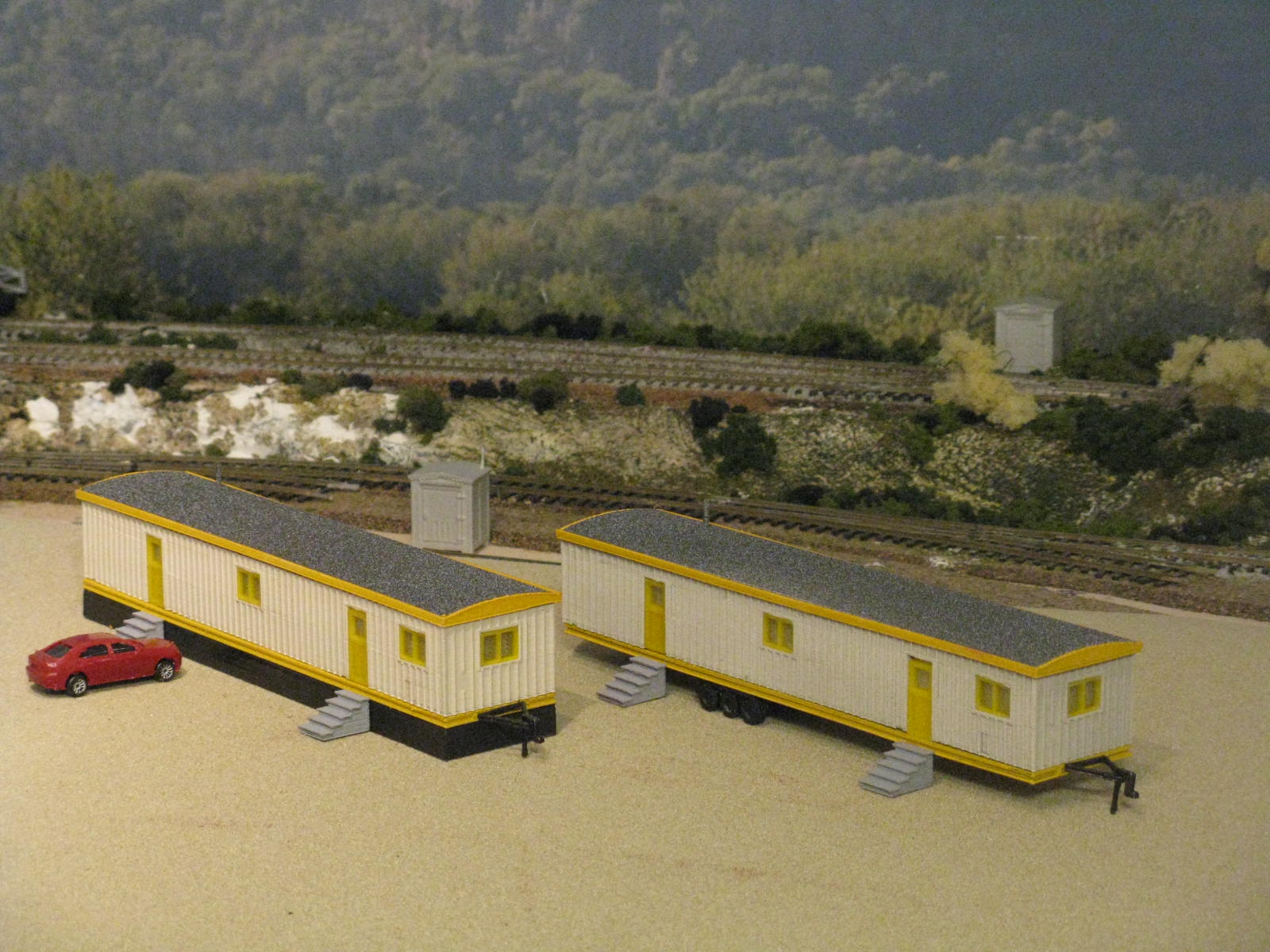 HO Scale Office Trailer