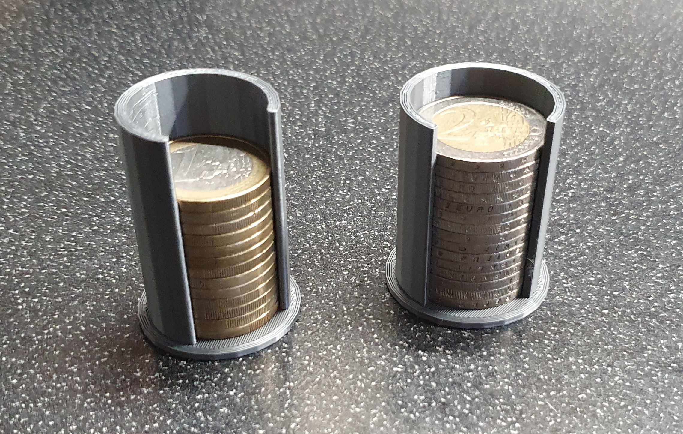 Euro Holder - 2 Euro / 1 Euro / 50 Cent / 20 Cent / 10 Cent / 5 Cent / 2 Cent /1 Cent