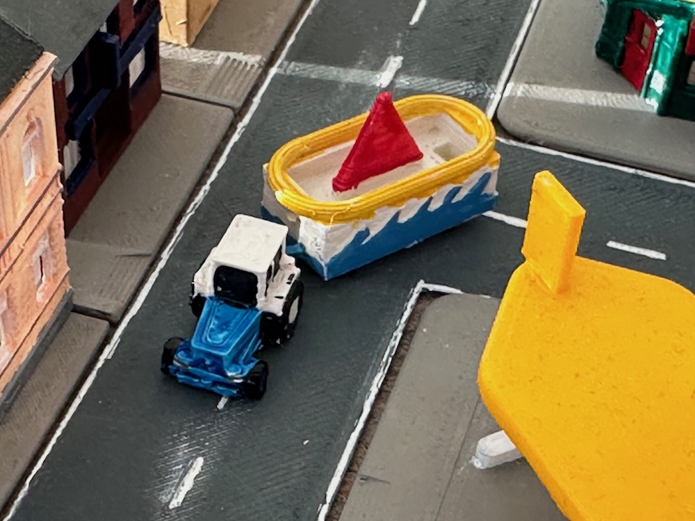 Carnival parade trailer 5 (z-scale)