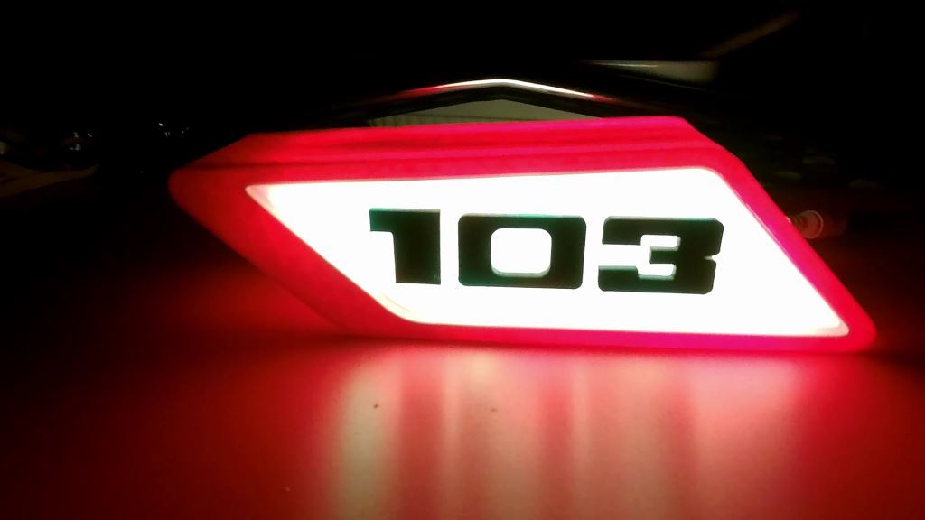 Peugeot 103 lampe d'ambiance