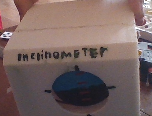 Arduino based inclinometer