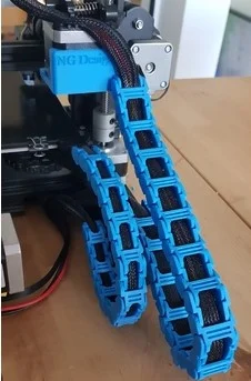 Ender 3 Cable Chain, no screws, no unplug cable