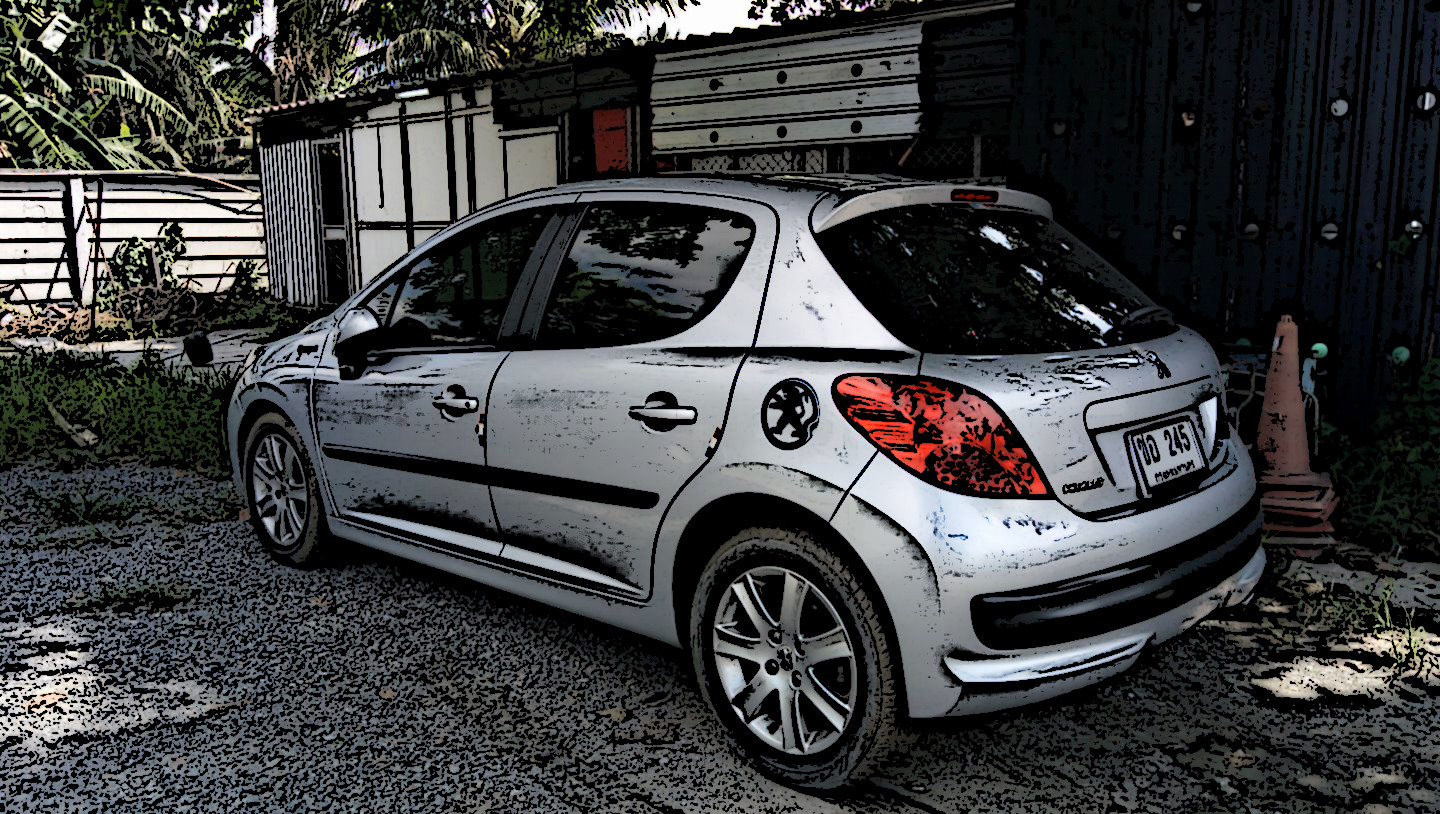 Peugeot 207 Fuel Lid Badge