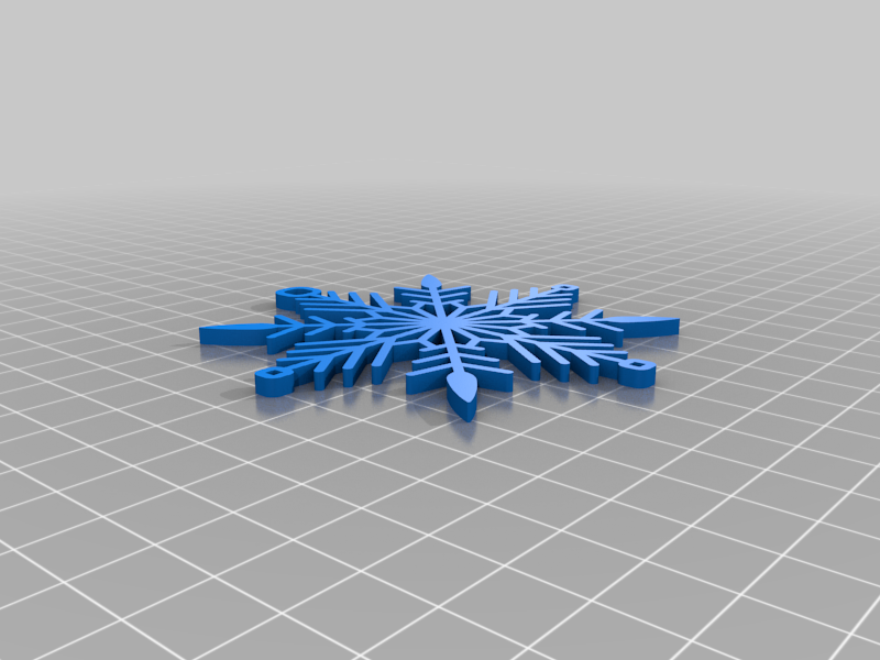 EASY TO PRINT, SNOWFLAKE, CHRISTMAS ORNAMENT 20, ORNAMENTS