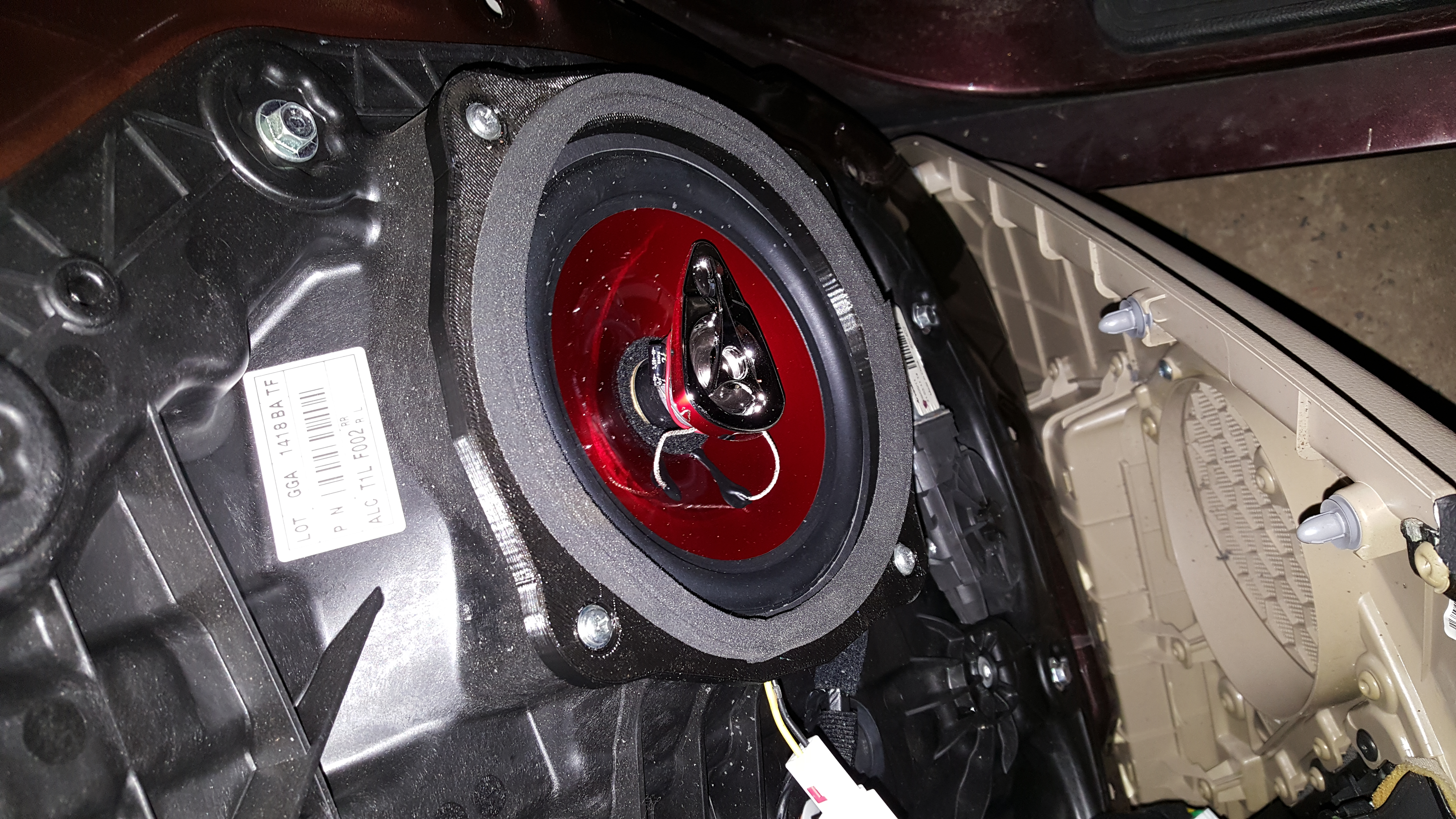 6.5 inch Rear Speaker Bracket Kia Optima 2011