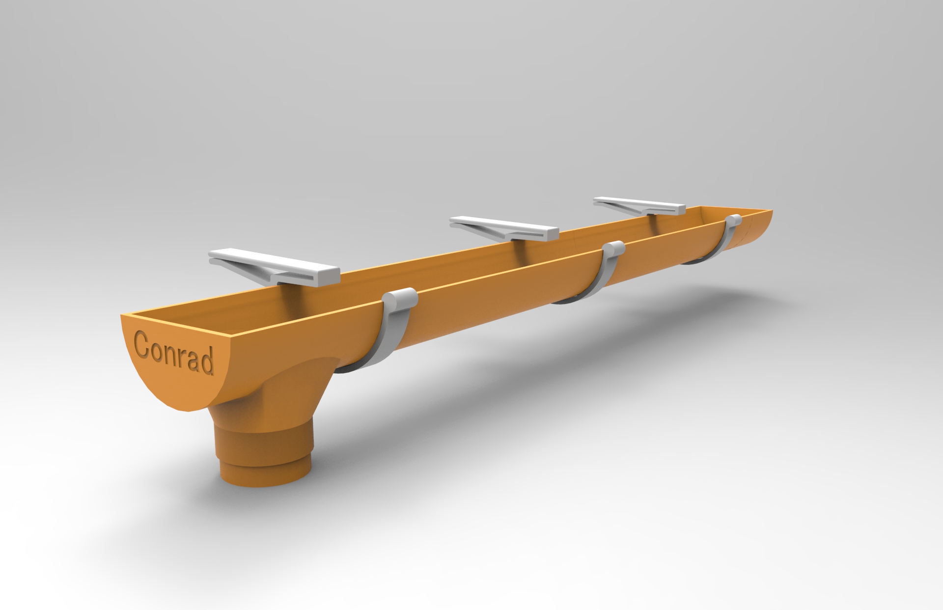rainwater gutter for shelter