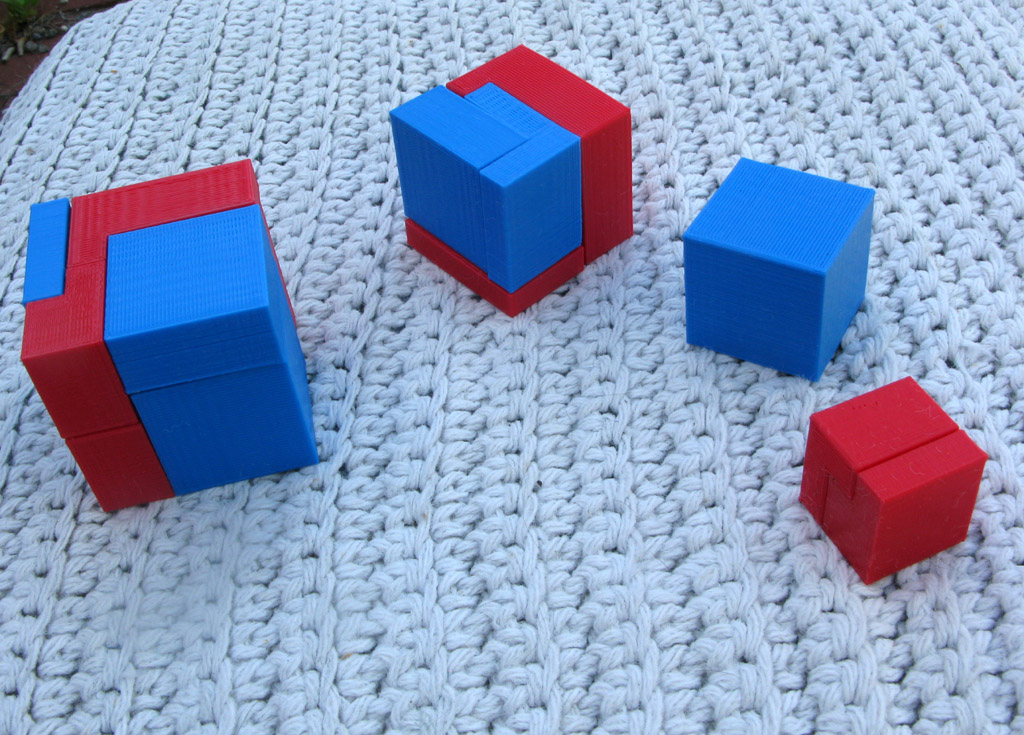 Cube Dissection Puzzle 2
