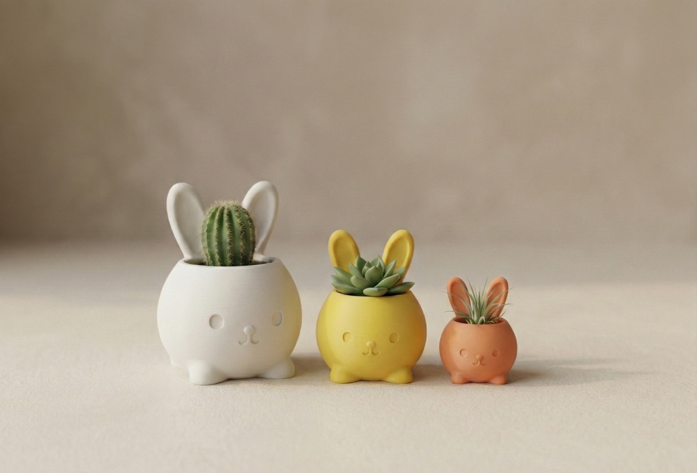 Bunny Planter ♡ - Cute Easter Pot - Decoration