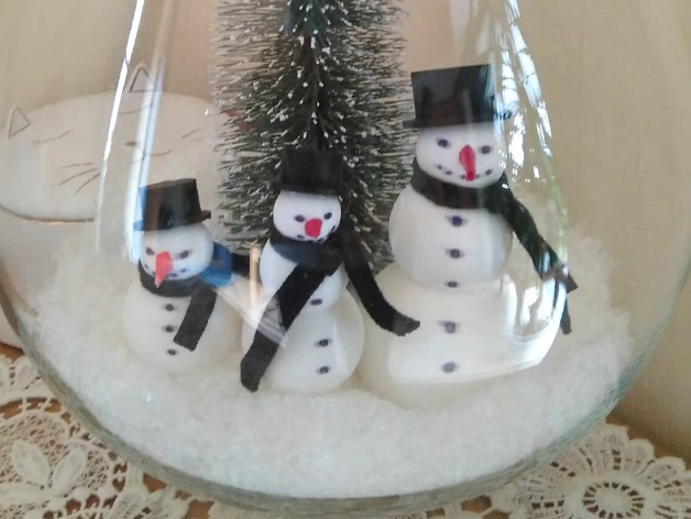 Customizable  Snowman / Konfigurierbarer Schneemann