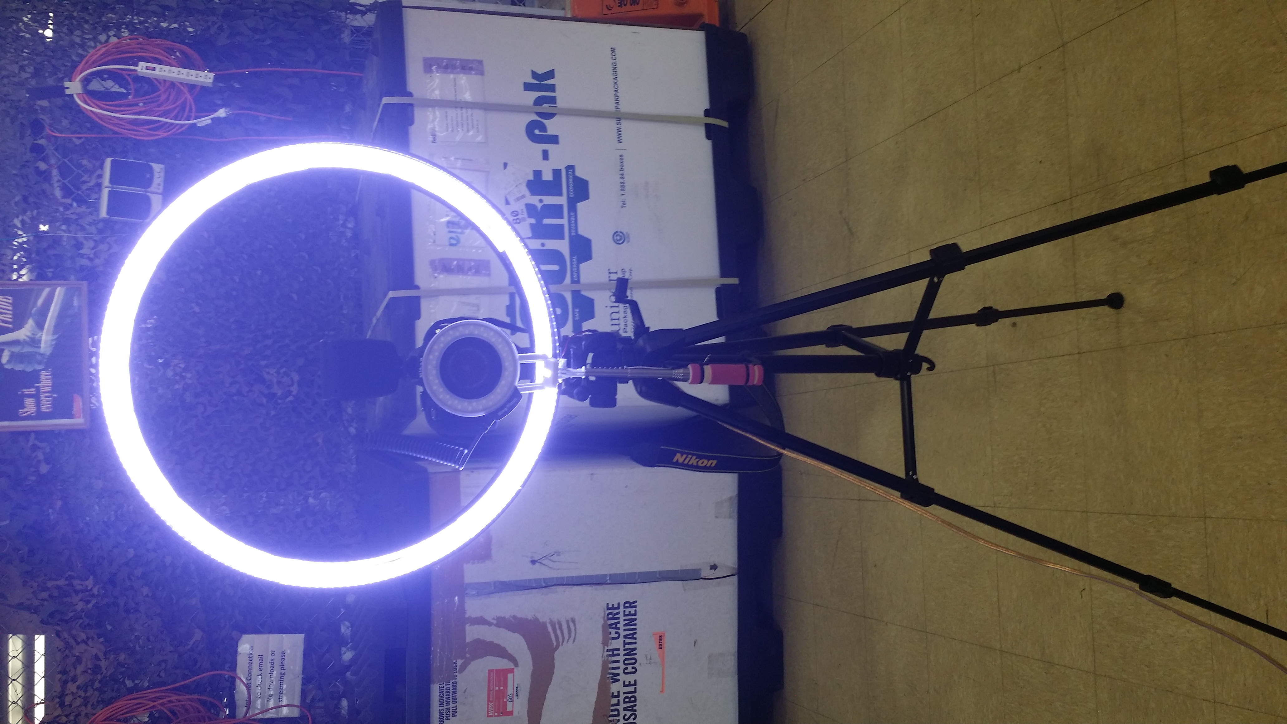 18" Ring Light with quick release base and shoe