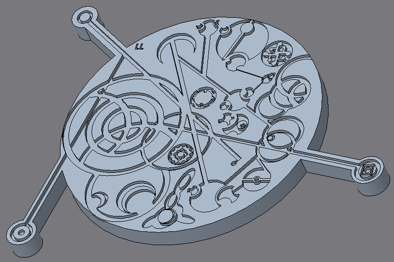Doctor Who Gallifreyan coaster