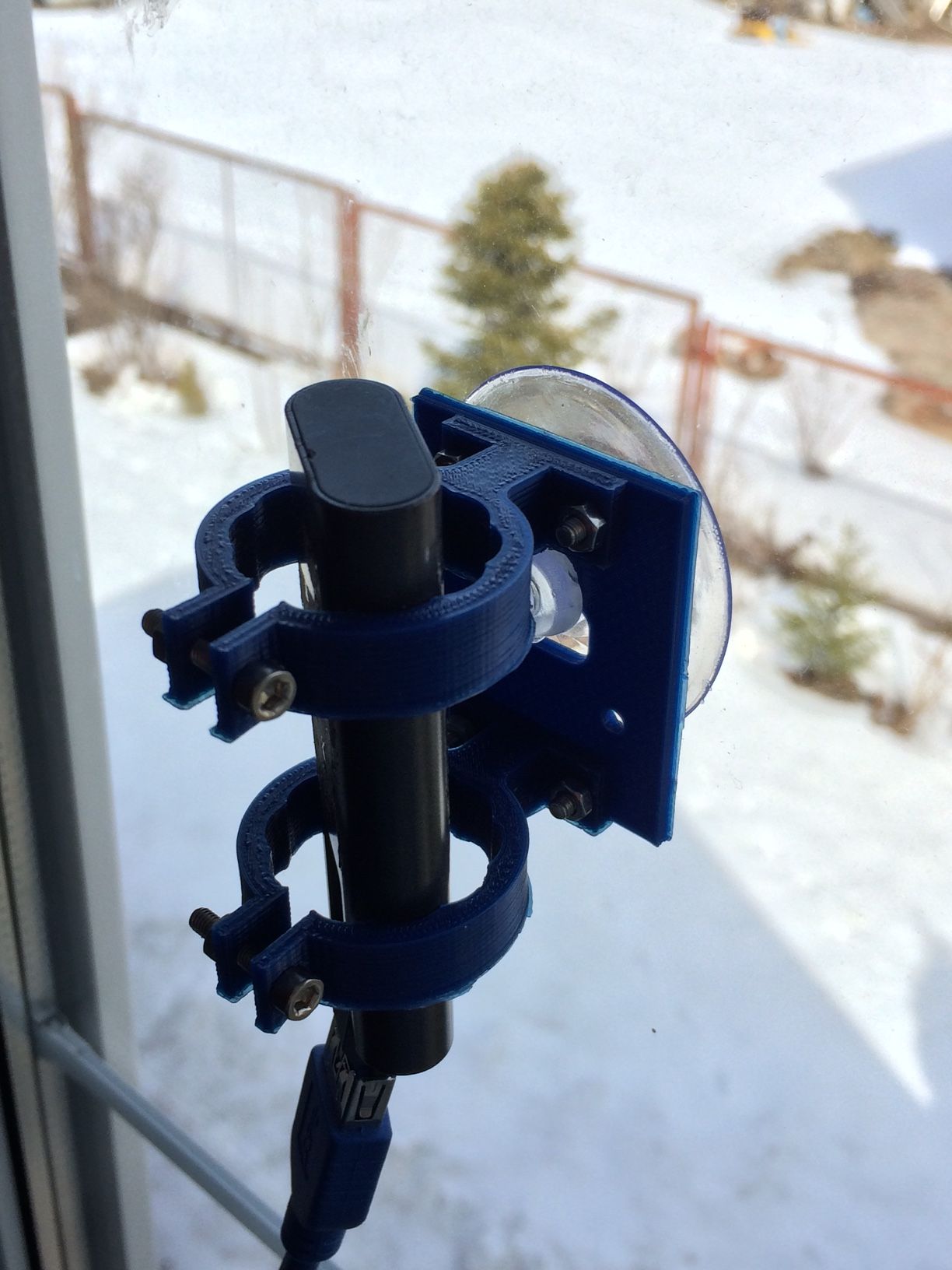 LTE modem holder