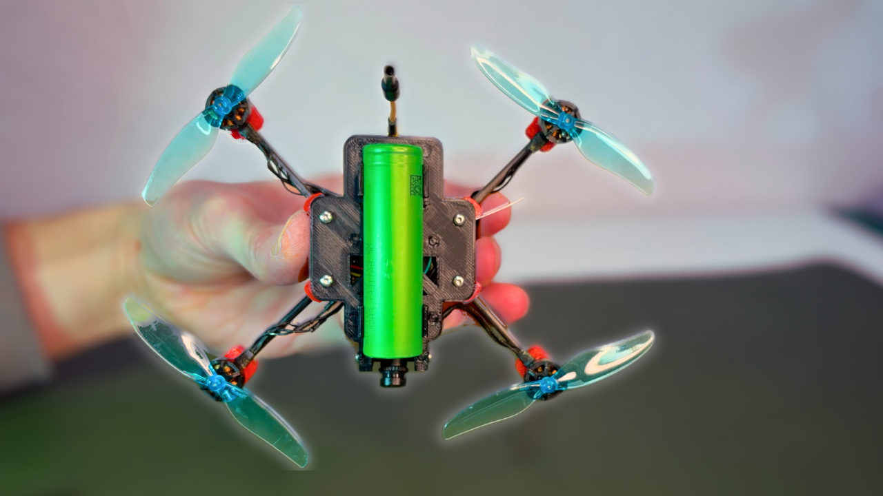 18650 Micro Foldable FPV Drone